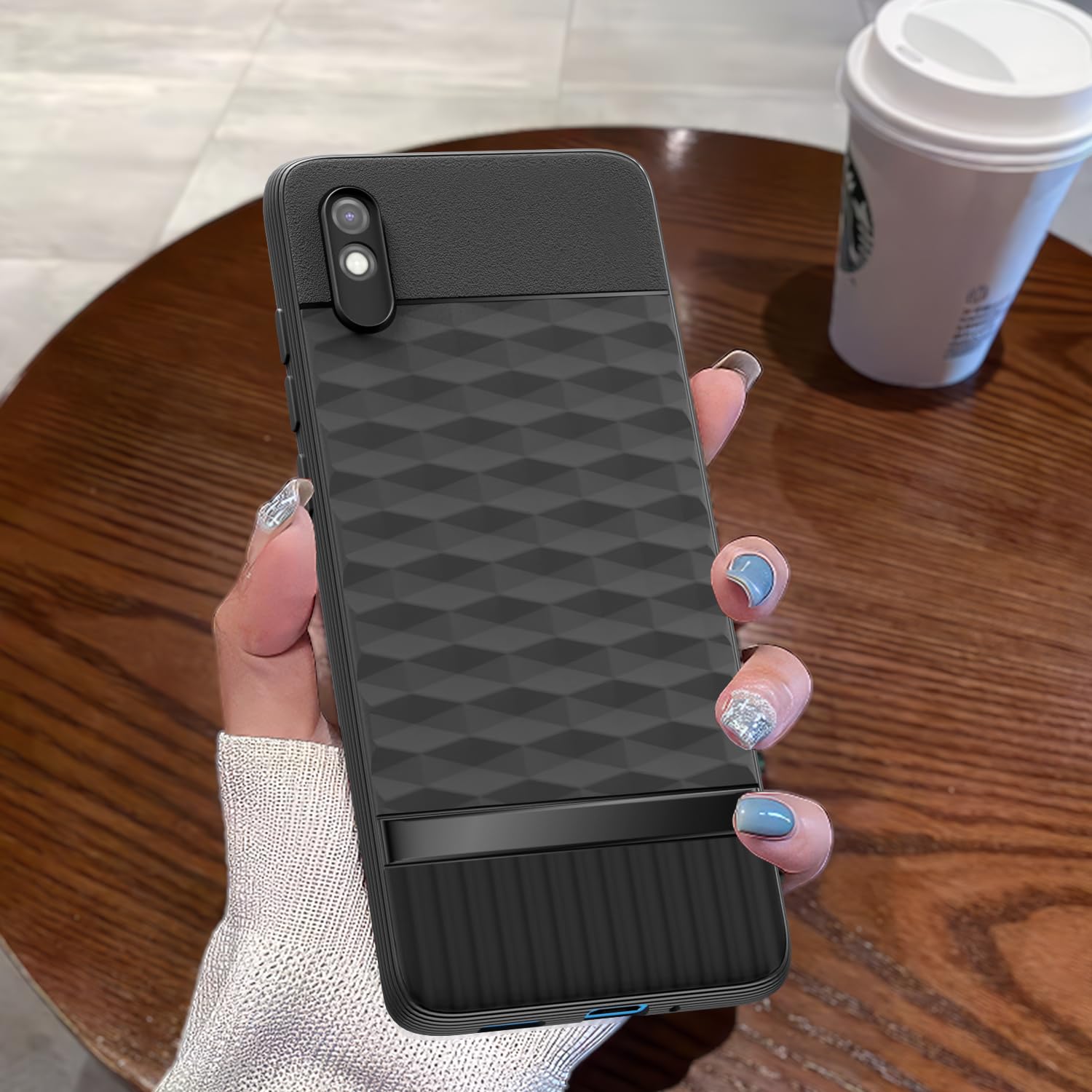 Pikkme Redmi 9A / 9i / 9A Sport Gencase Back Cover (Black)