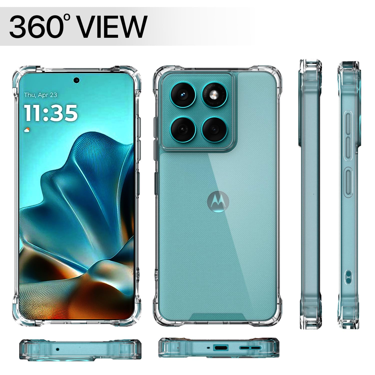 Transparent Clear phone cover for Moto Edge 60/Edge 60 Fusion 5G – Pikkme – photo 7