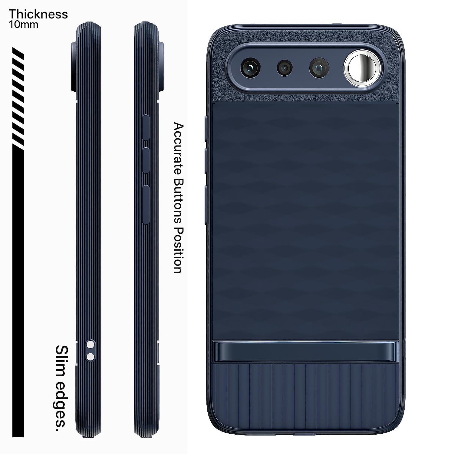 Pikkme blue Silicone mobile back cover for Realme 16 5G – photo 3