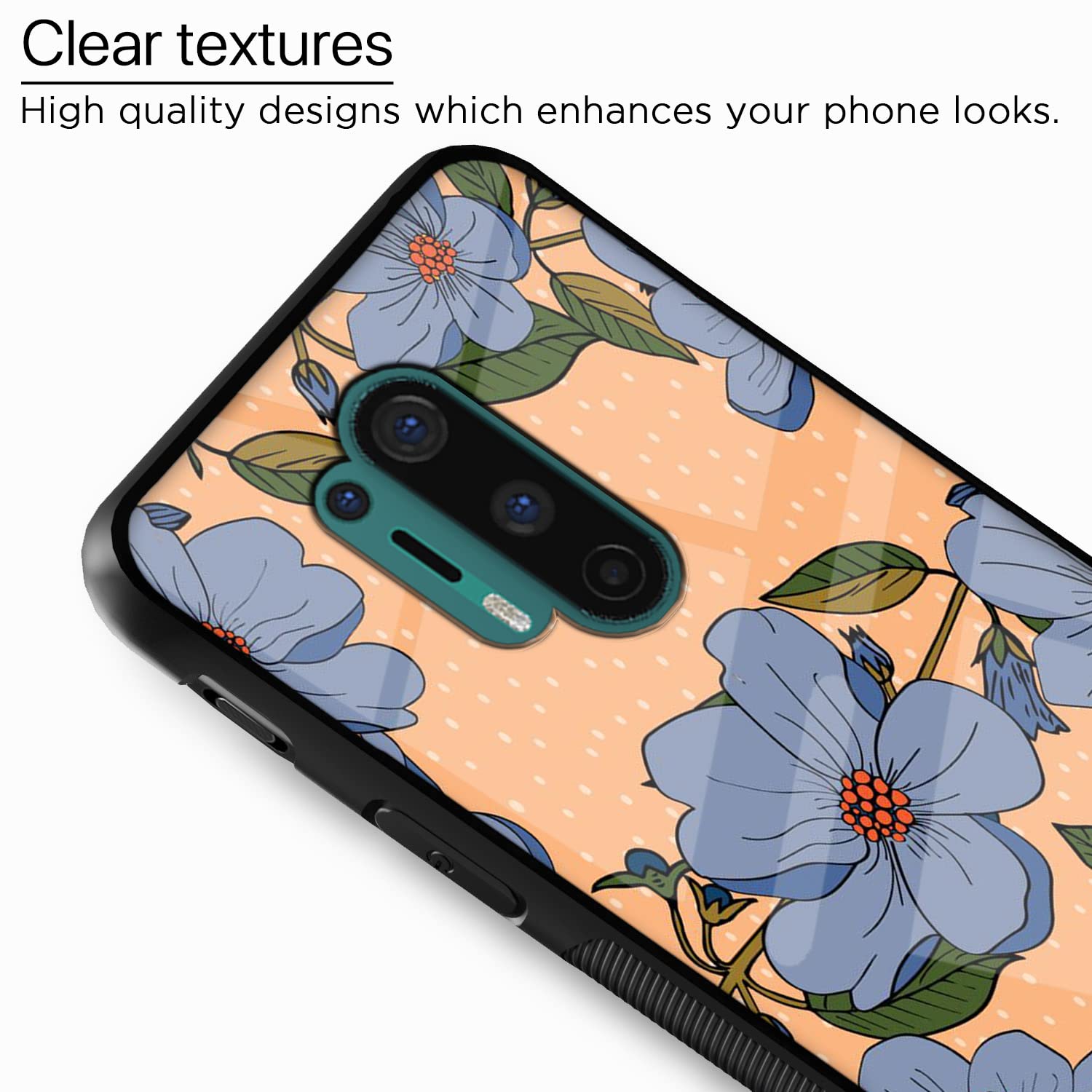 Pikkme OnePlus 8 Pro Flower mobile back cover – photo 4