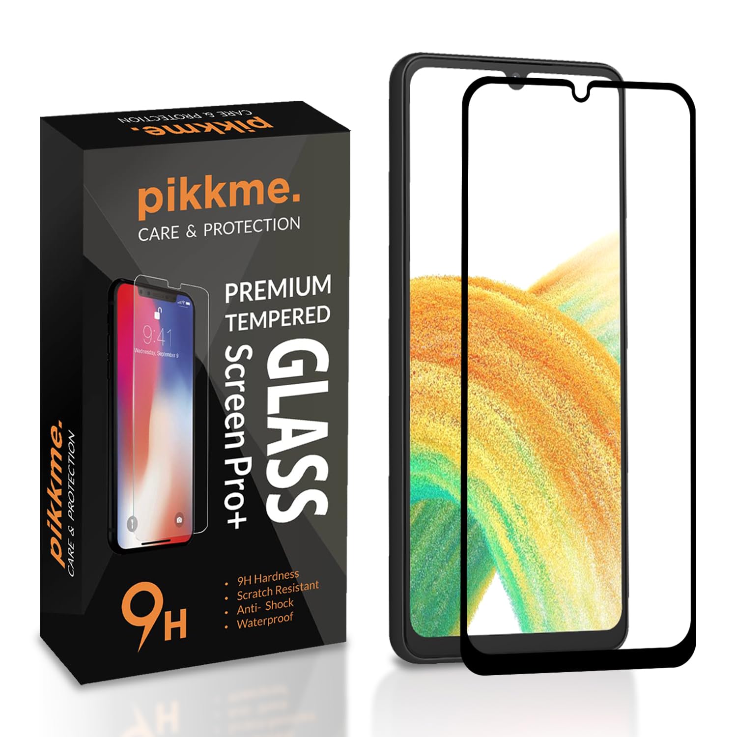 Tempered Glass Screen Protector For Samsung Galaxy A33 5G Edge to Edge Coverage Easy Installation kit