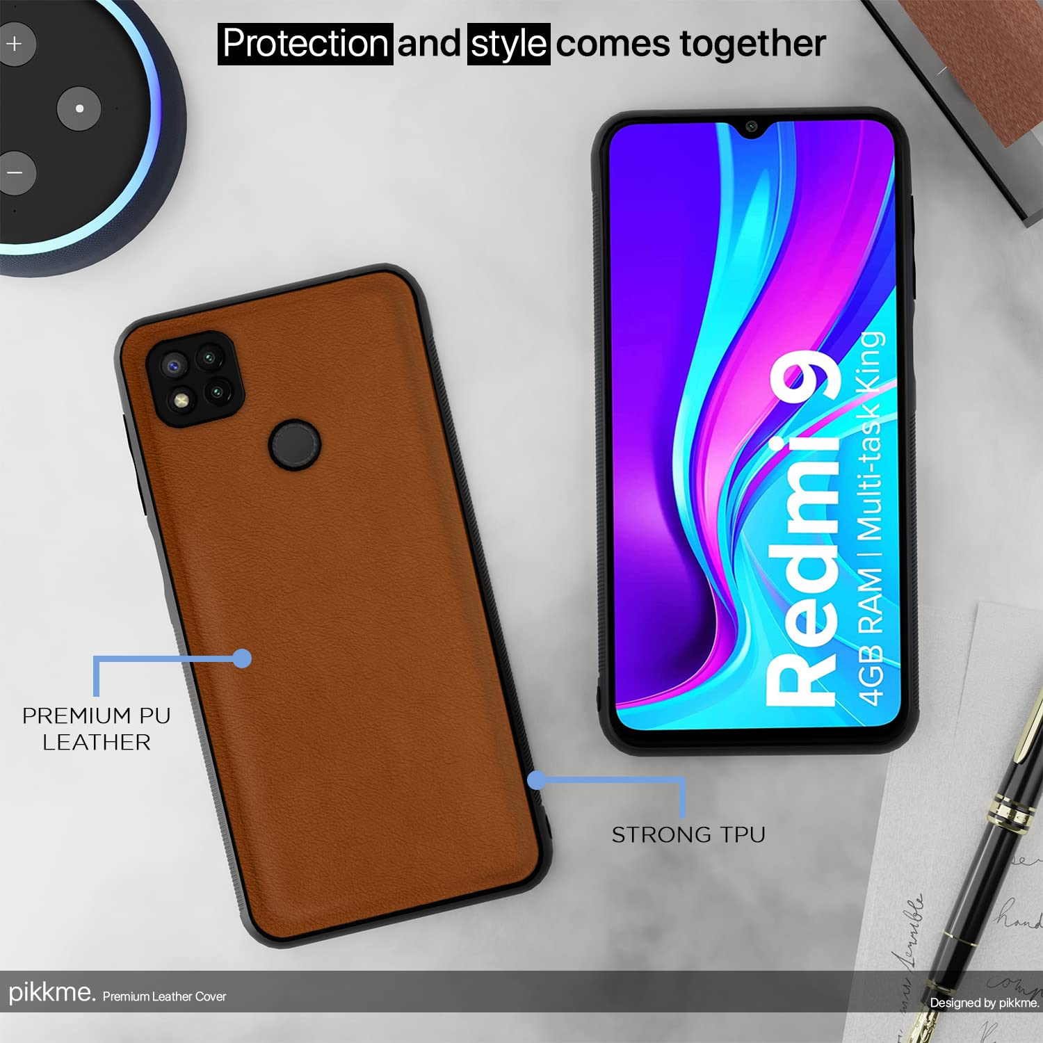 Pikkme Redmi 10A/9/9C camel phone cover – photo 5