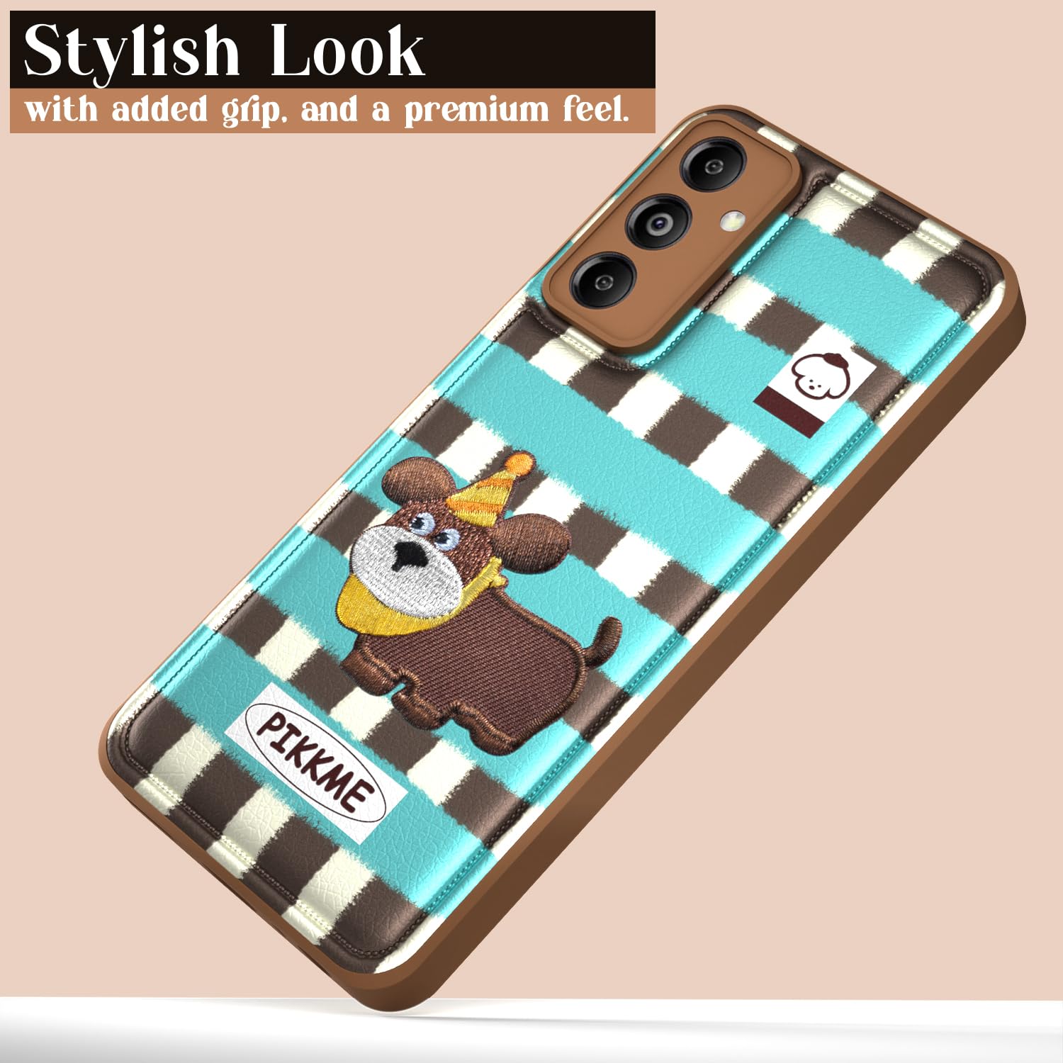 Pikkme Samsung Galaxy M14 5G Cute Girlish Dog Series Back Cover (Design2)