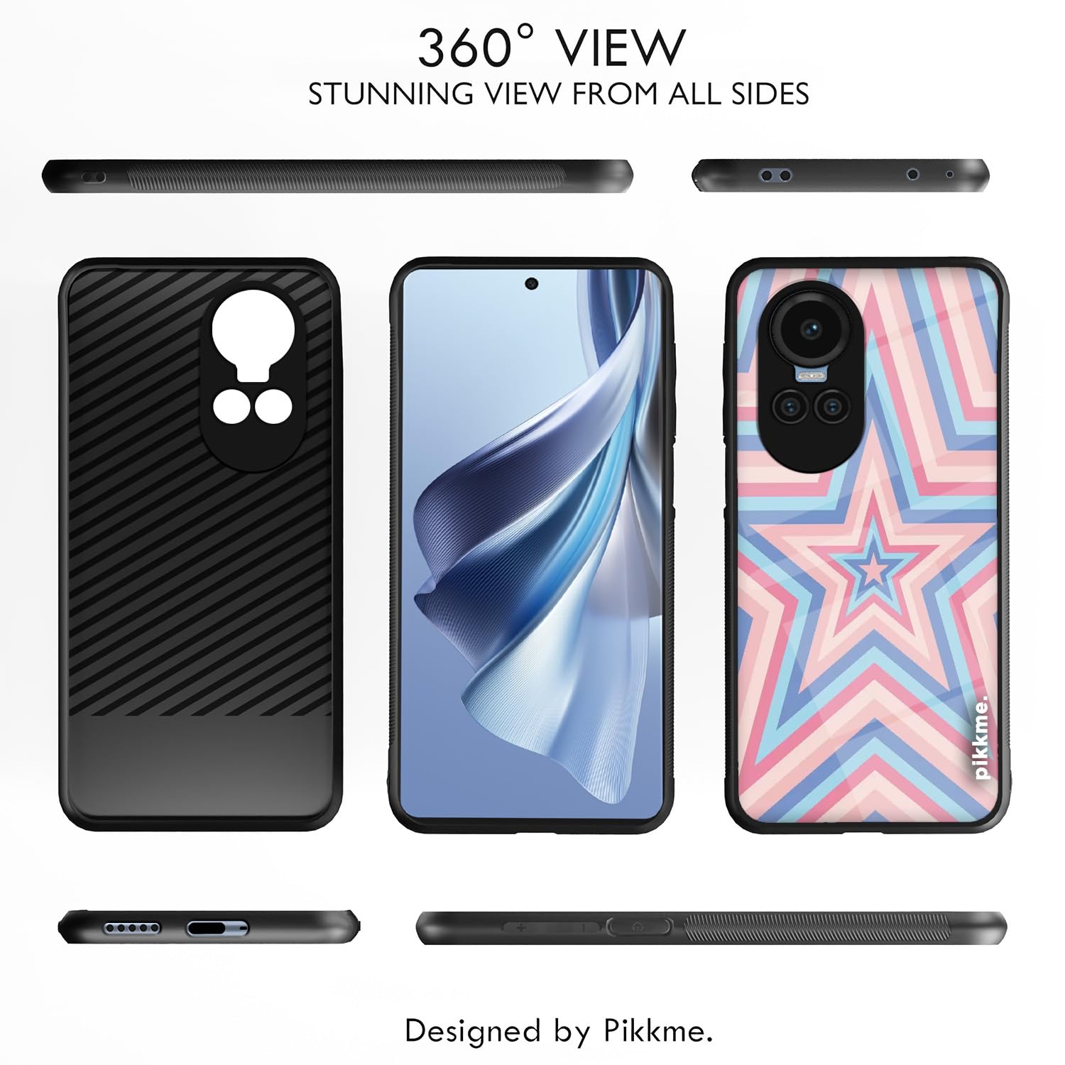 Pikkme Oppo Reno 10 5G Hybrid mobile back cover – photo 2