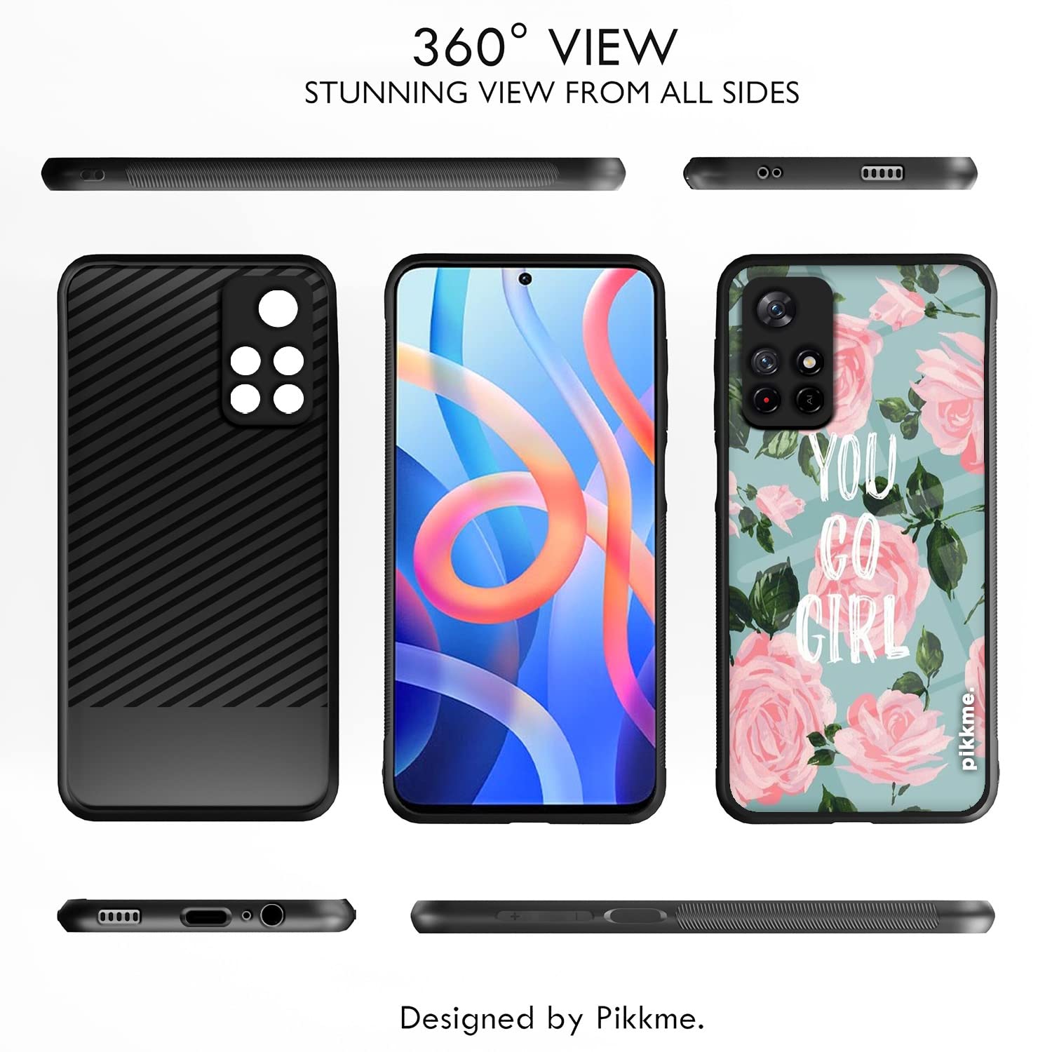 Pikkme Flower phone cover for Redmi Note 11T/Poco M4 Pro 5G – photo 2