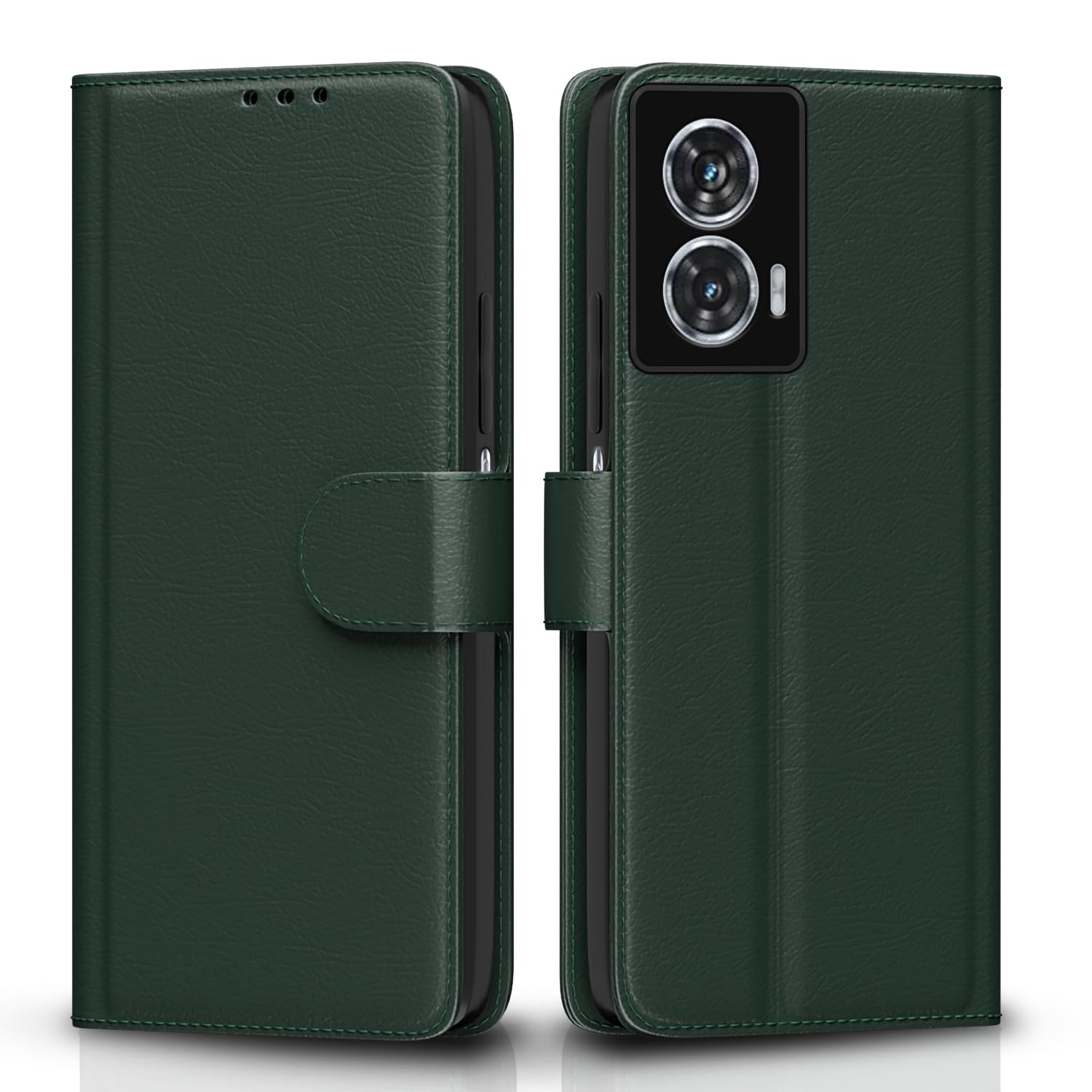 Pikkme Moto G85 5G Wallet green flip cover