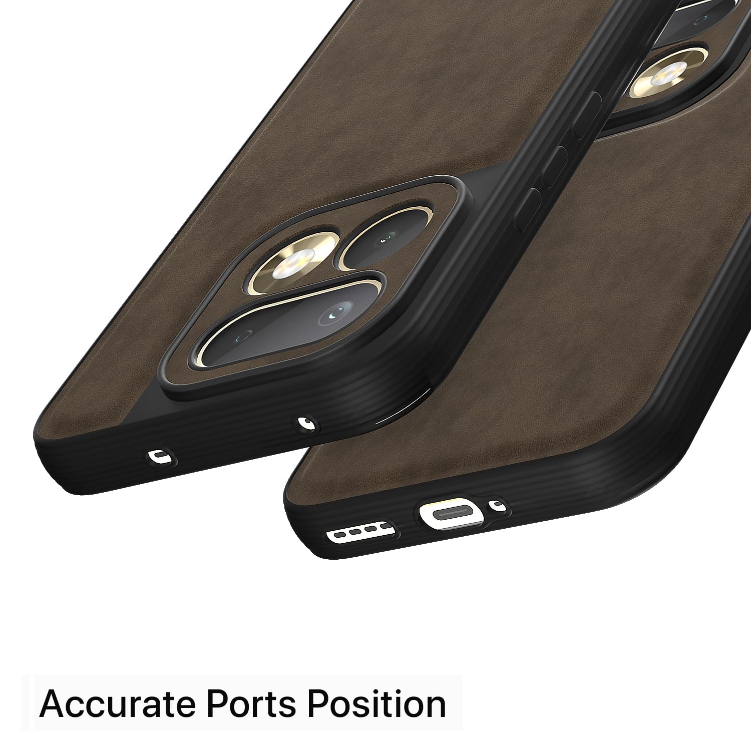 Coffee Leather phone cover for Realme 16 Pro 5G – Pikkme – photo 4