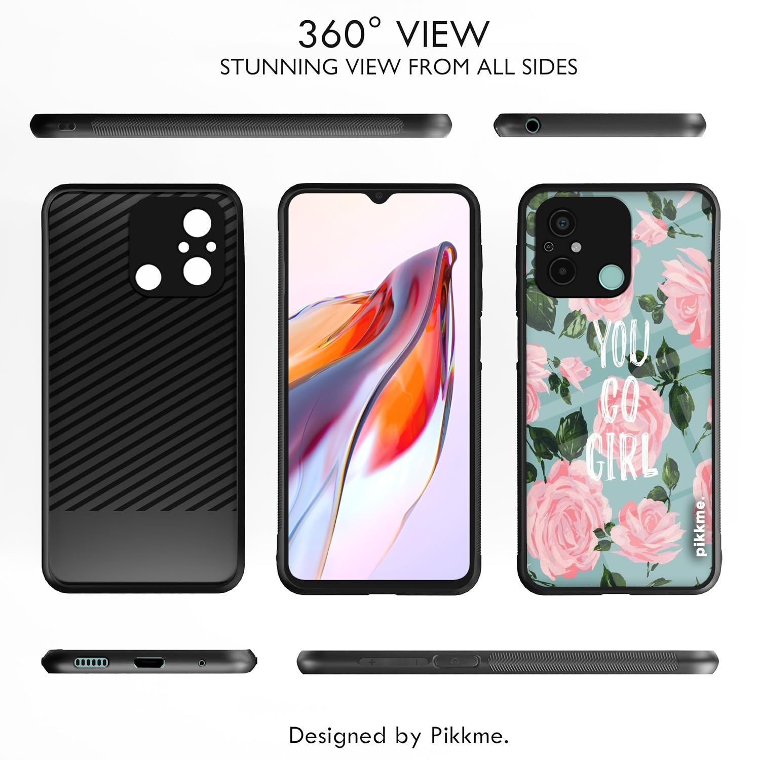 Redmi 12C/Poco C55 Flower mobile cover by Pikkme – photo 2