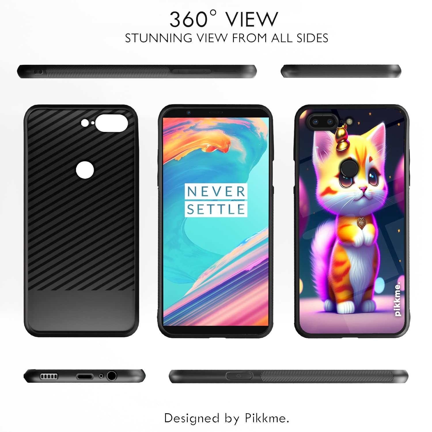 Cat Phone cover for OnePlus 5T – Pikkme – photo 2
