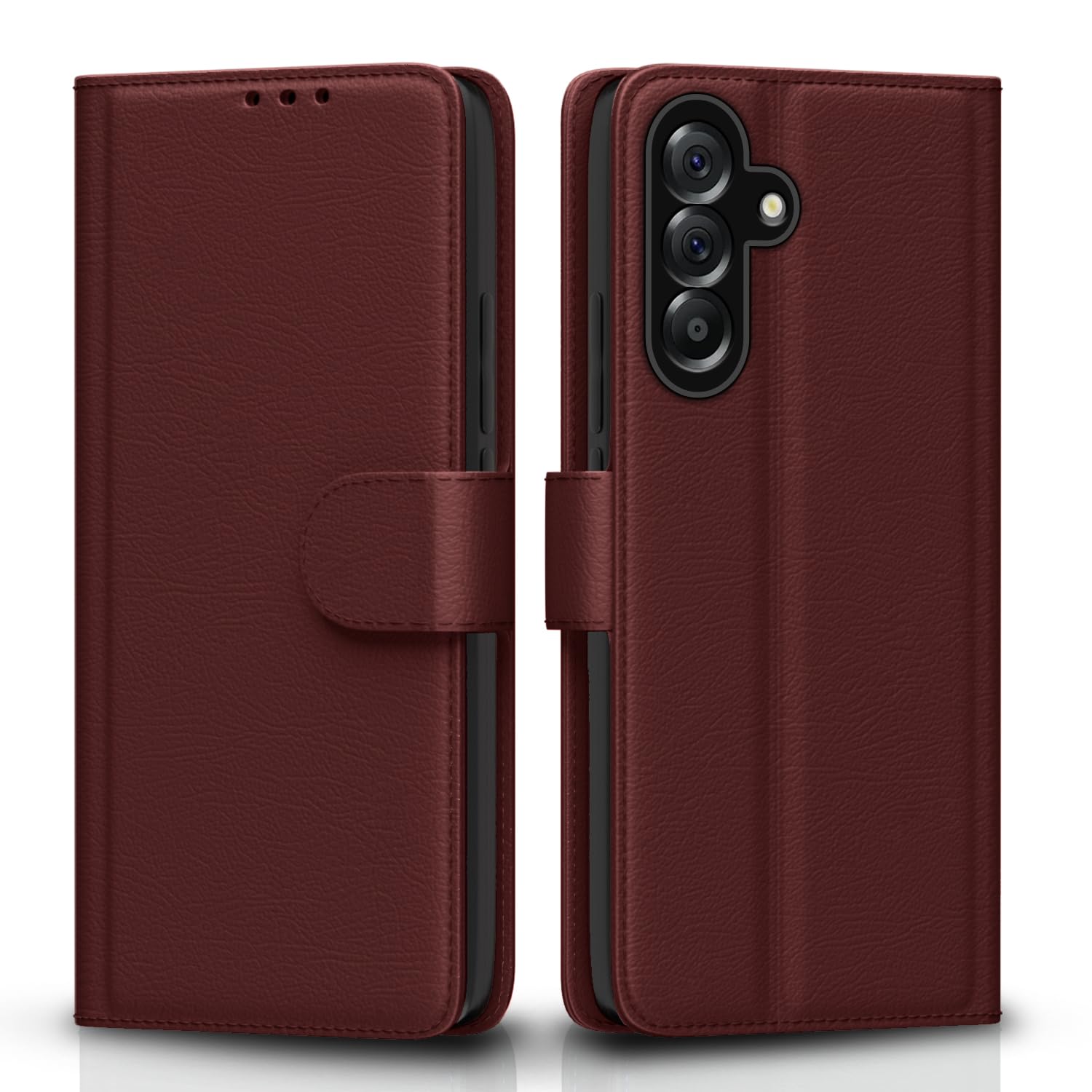 Brown mobile flip cover for Samsung A36 5G – Pikkme