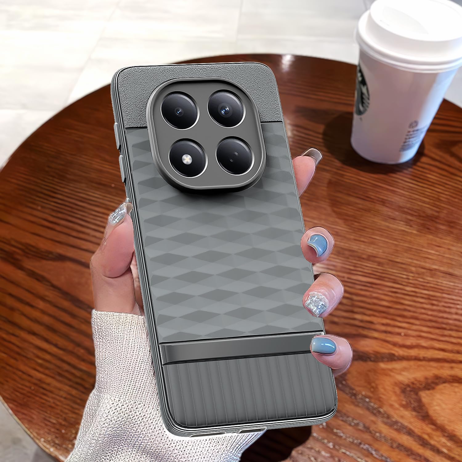 Grey mobile back cover for Redmi Note 15 Pro 5G – Pikkme – photo 7