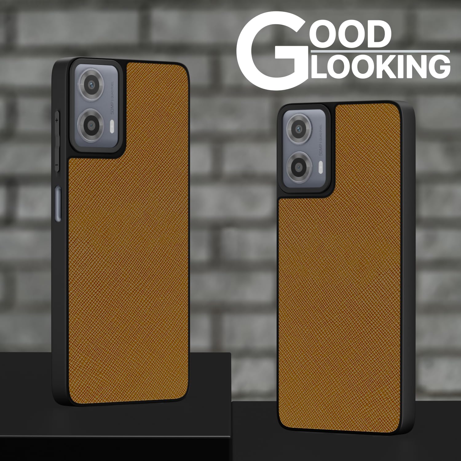 Pikkme Moto G34/G45 5G tan phone cover – photo 5