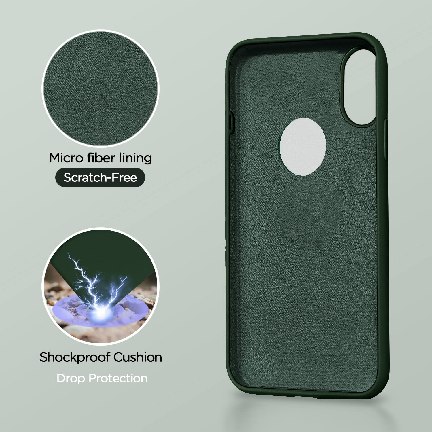 Pikkme atrovirens back cover for iPhone XR – photo 4