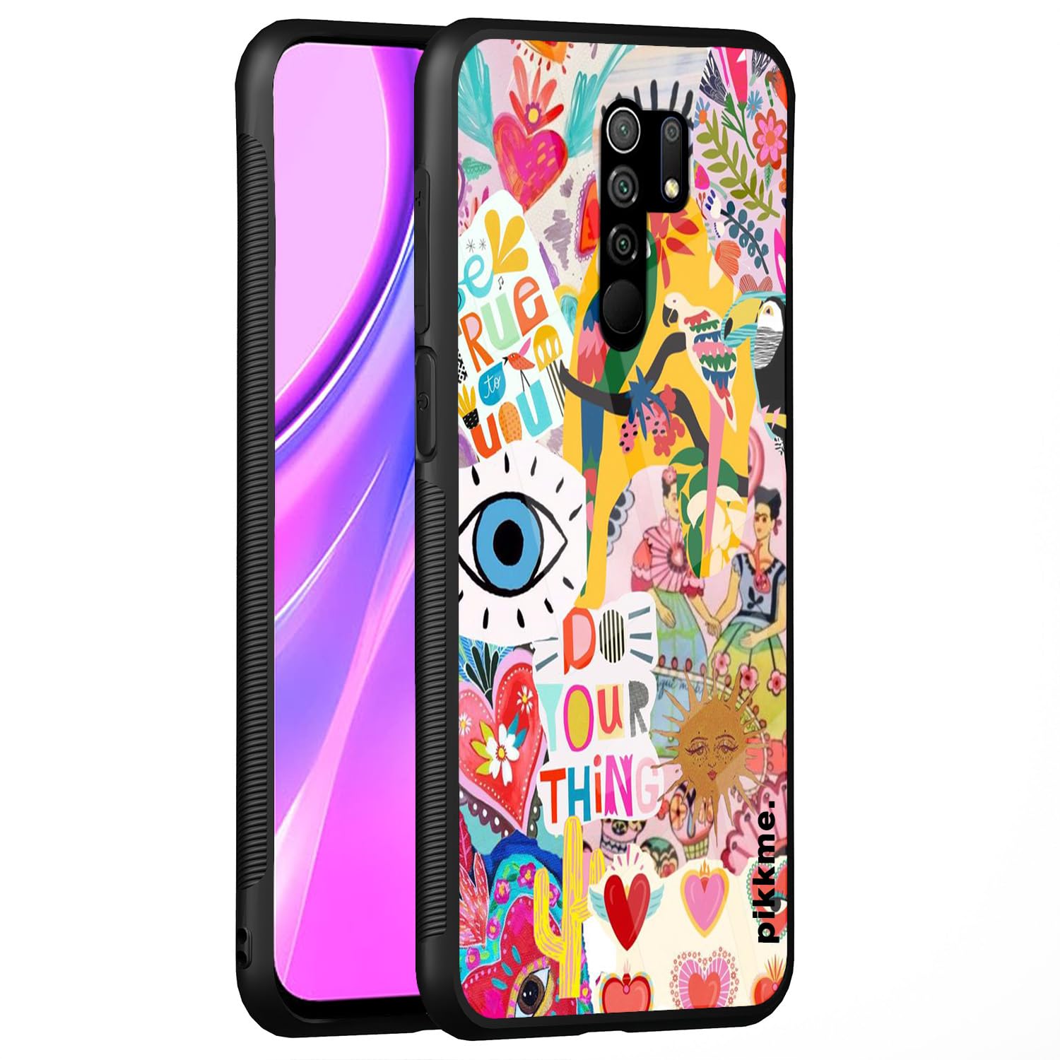 Pikkme Redmi 9 Prime Flower mobile cover