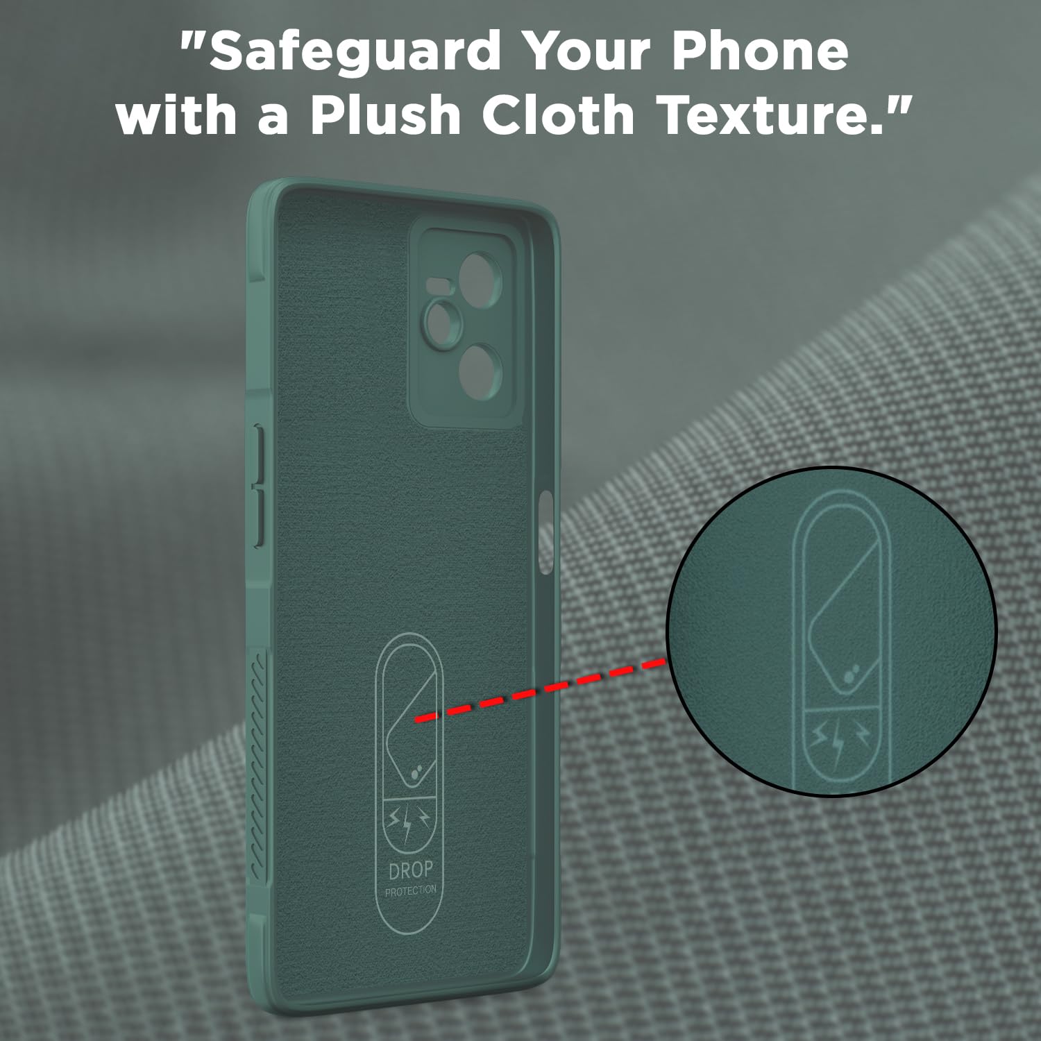Pikkme Realme C35 green back cover – photo 6