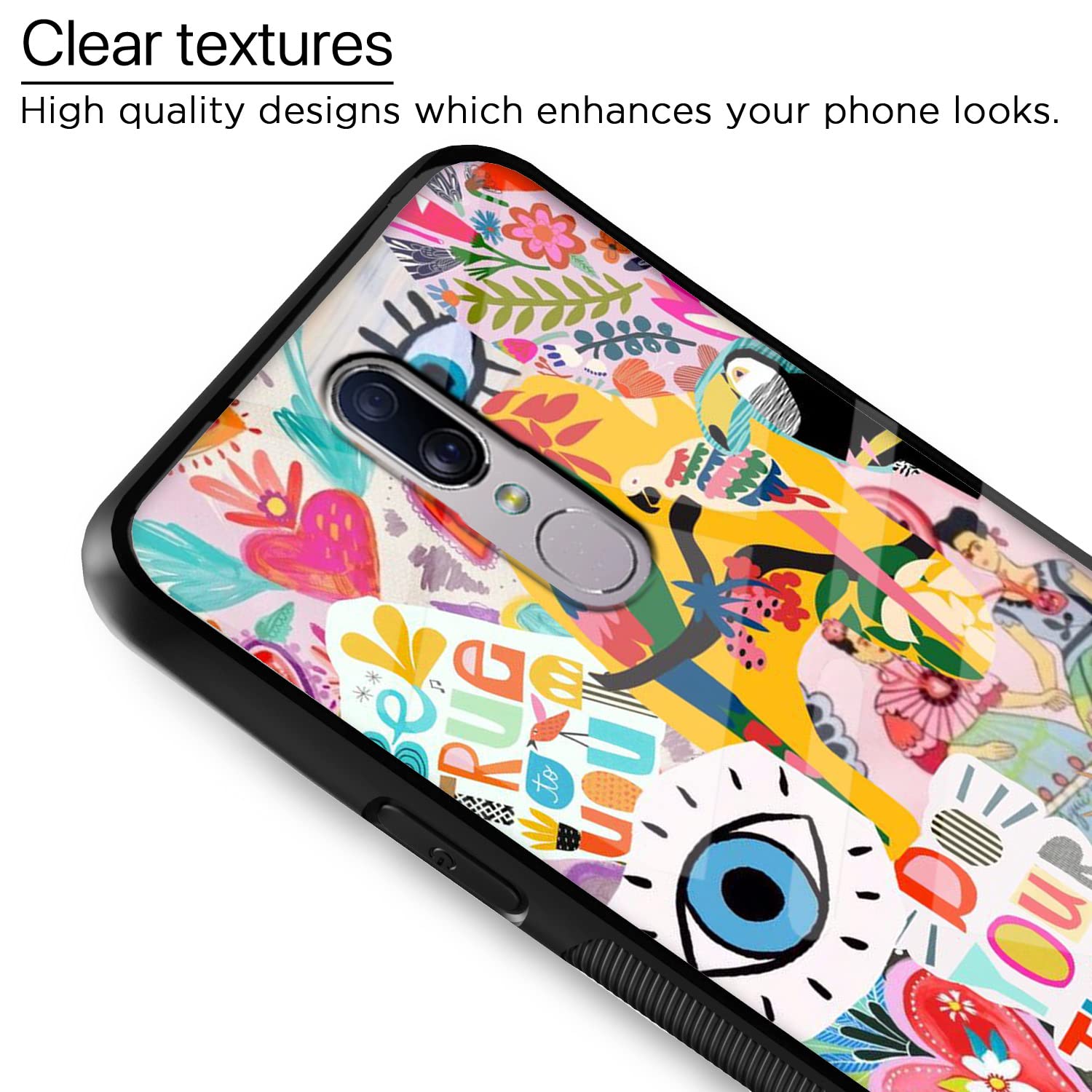Oppo F11 Flower mobile cover by Pikkme – photo 4