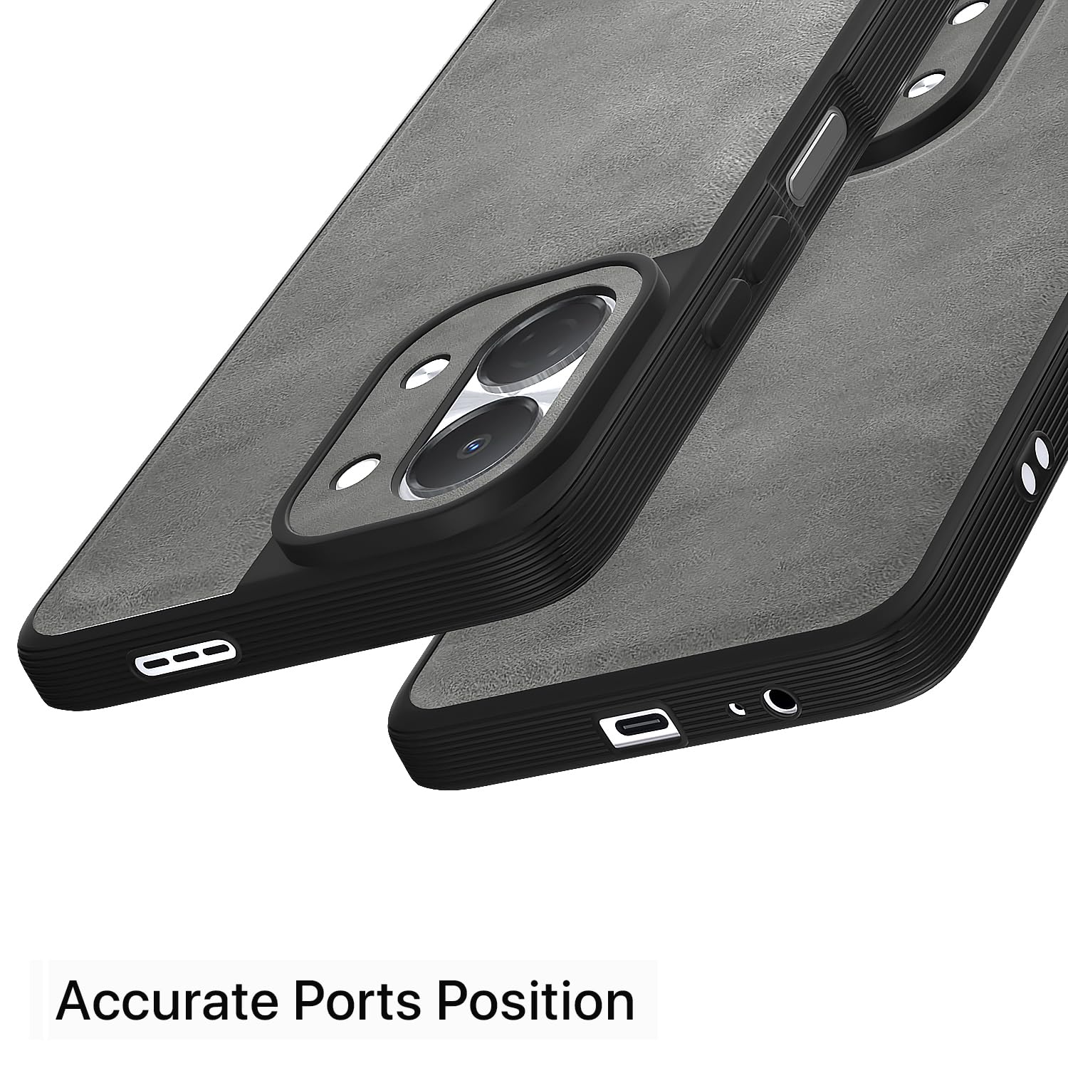 Grey Leather mobile cover for Tecno Spark Go 3 – Pikkme – photo 4