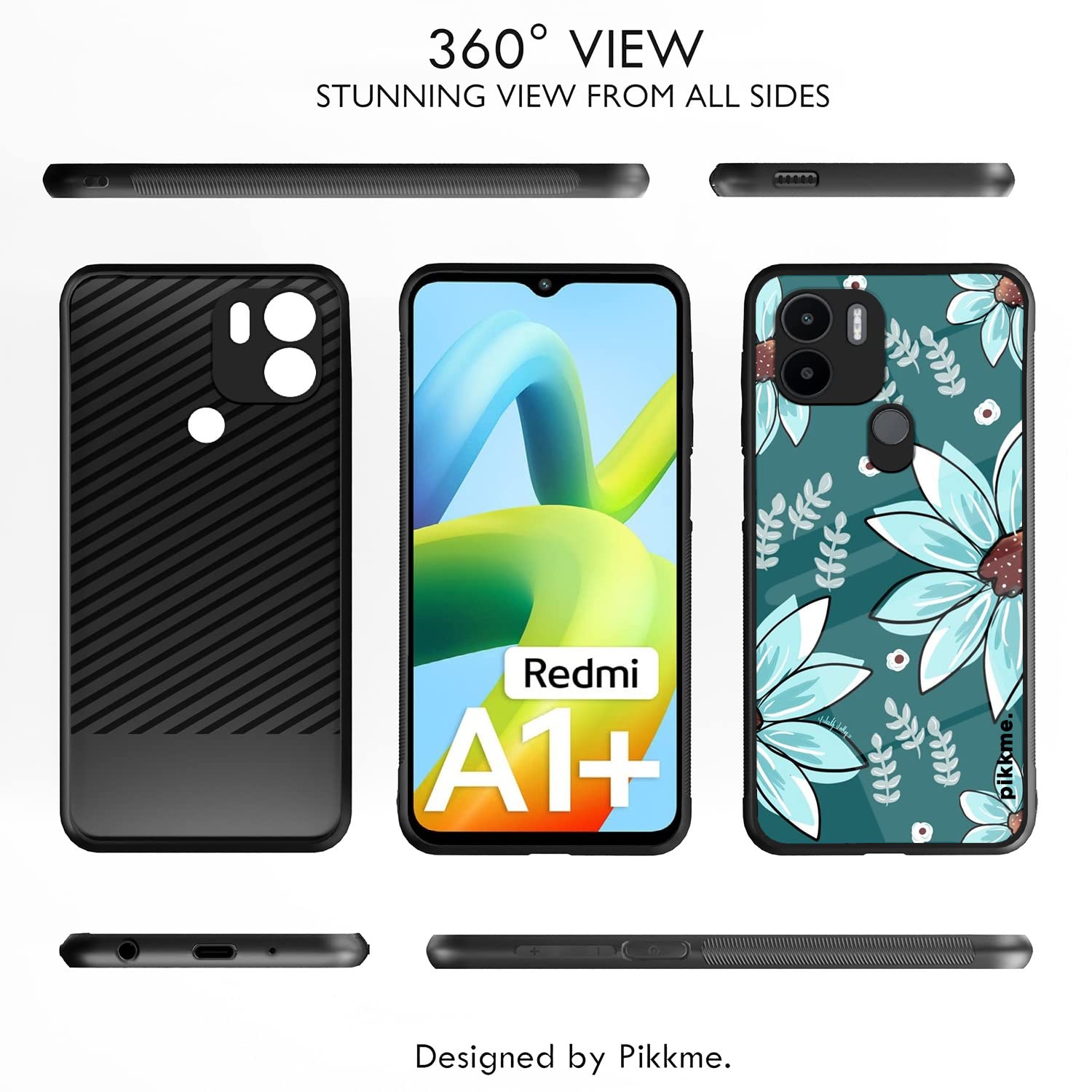 Pikkme Redmi A1 Plus/A2 Plus/Poco C50 Flower mobile back cover – photo 2