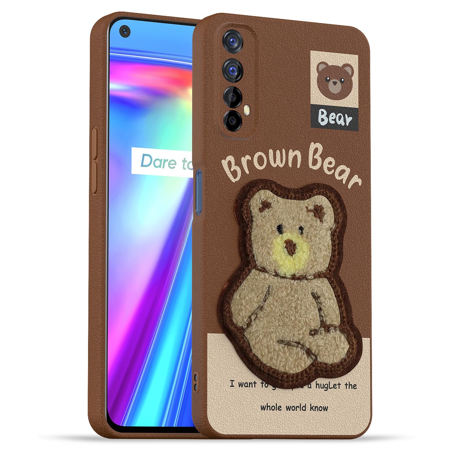 Brown phone cover for Realme 7/Narzo 30 4G/Narzo 20 Pro – Pikkme