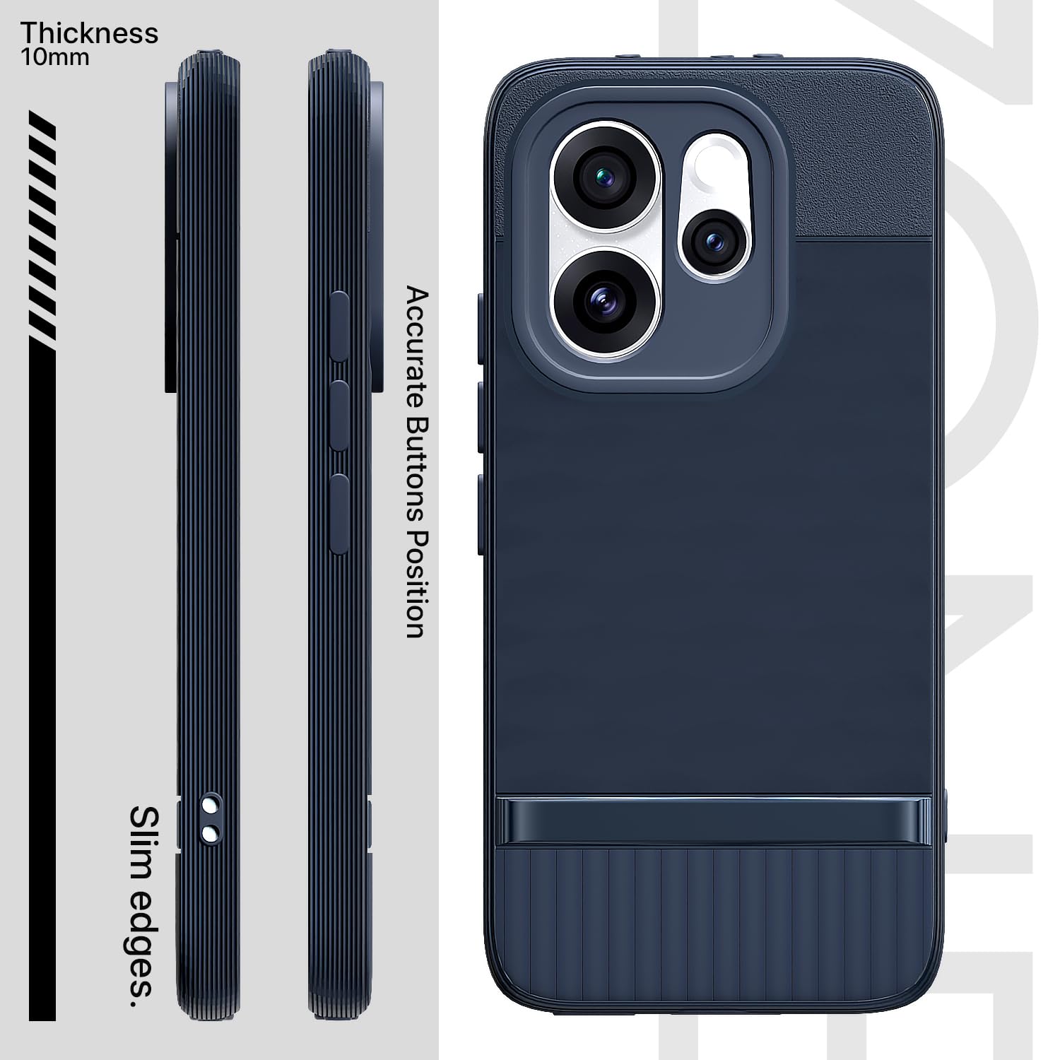Pikkme Oppo Reno 15 Pro Mini 5G Silicone blue phone cover – photo 3
