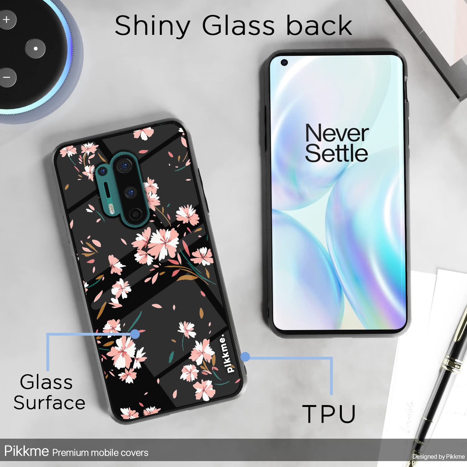 OnePlus 8 Pro Flower mobile back cover by Pikkme – photo 3