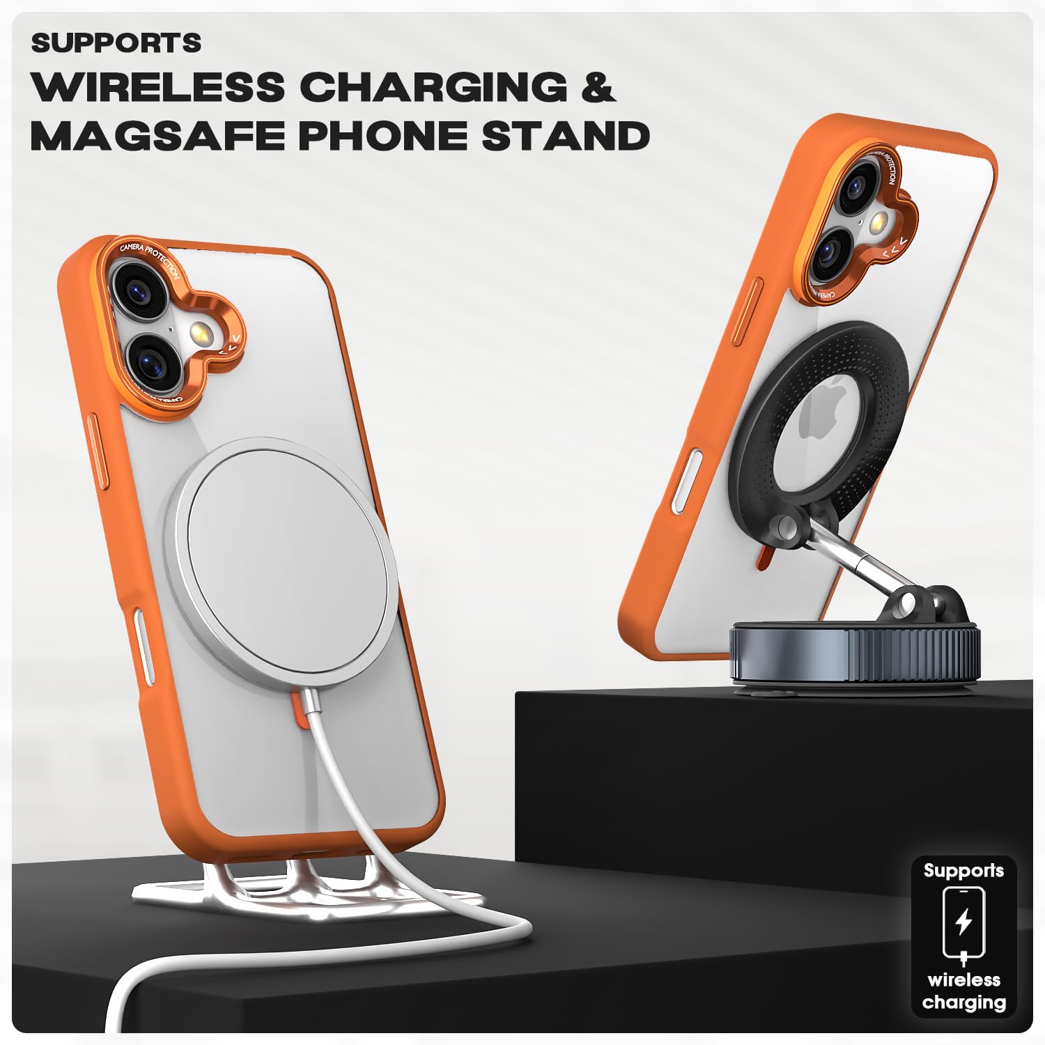 Pikkme iPhone 16 MagSafe orange mag-safe phone cover – photo 5