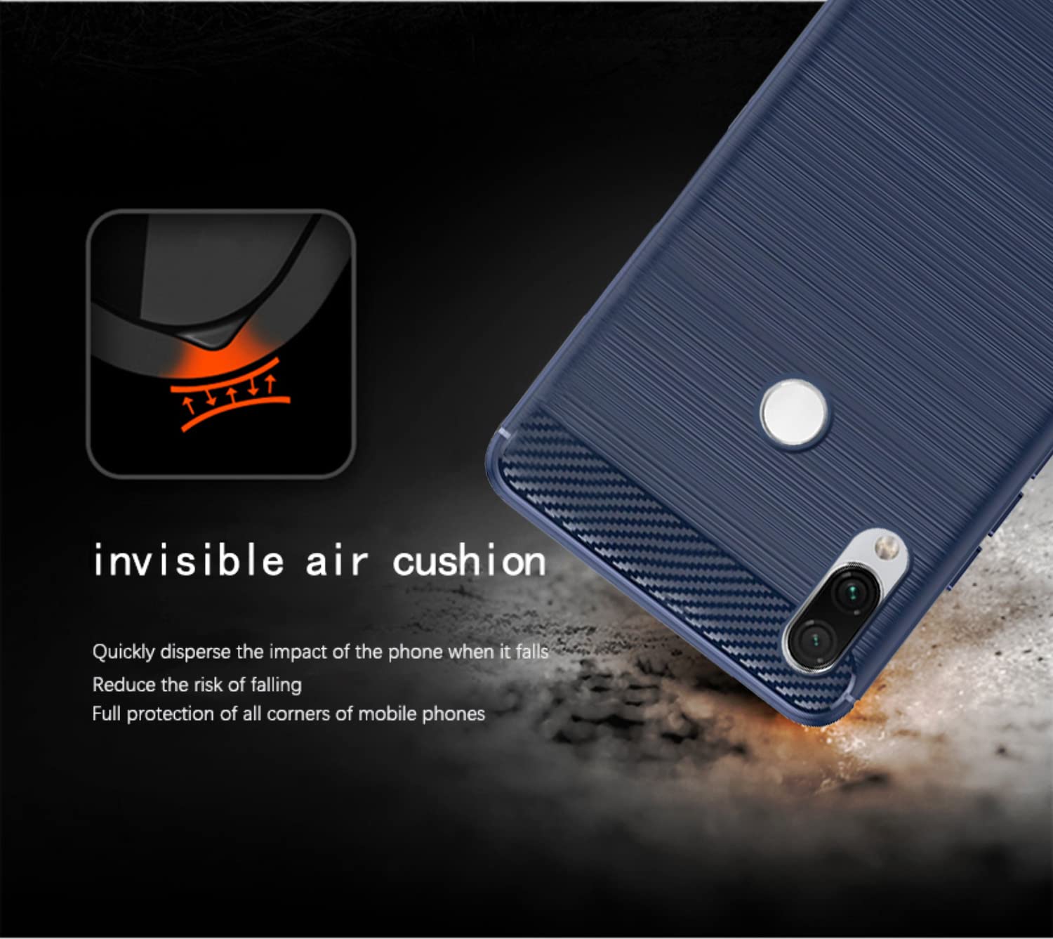 Pikkme Redmi Note 7/Note 7 Pro/Note 7s Hybrid blue phone cover – photo 4