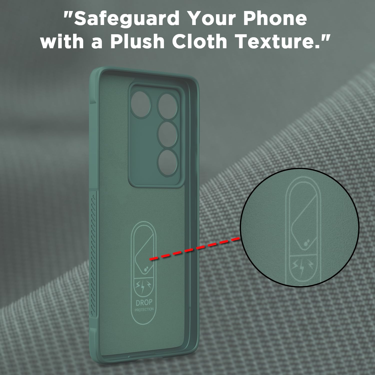 Pikkme green Liquid Silicone mobile back cover for Vivo V27/V27 Pro 5G, Vivo V27 Pro/V27/S16 – photo 6