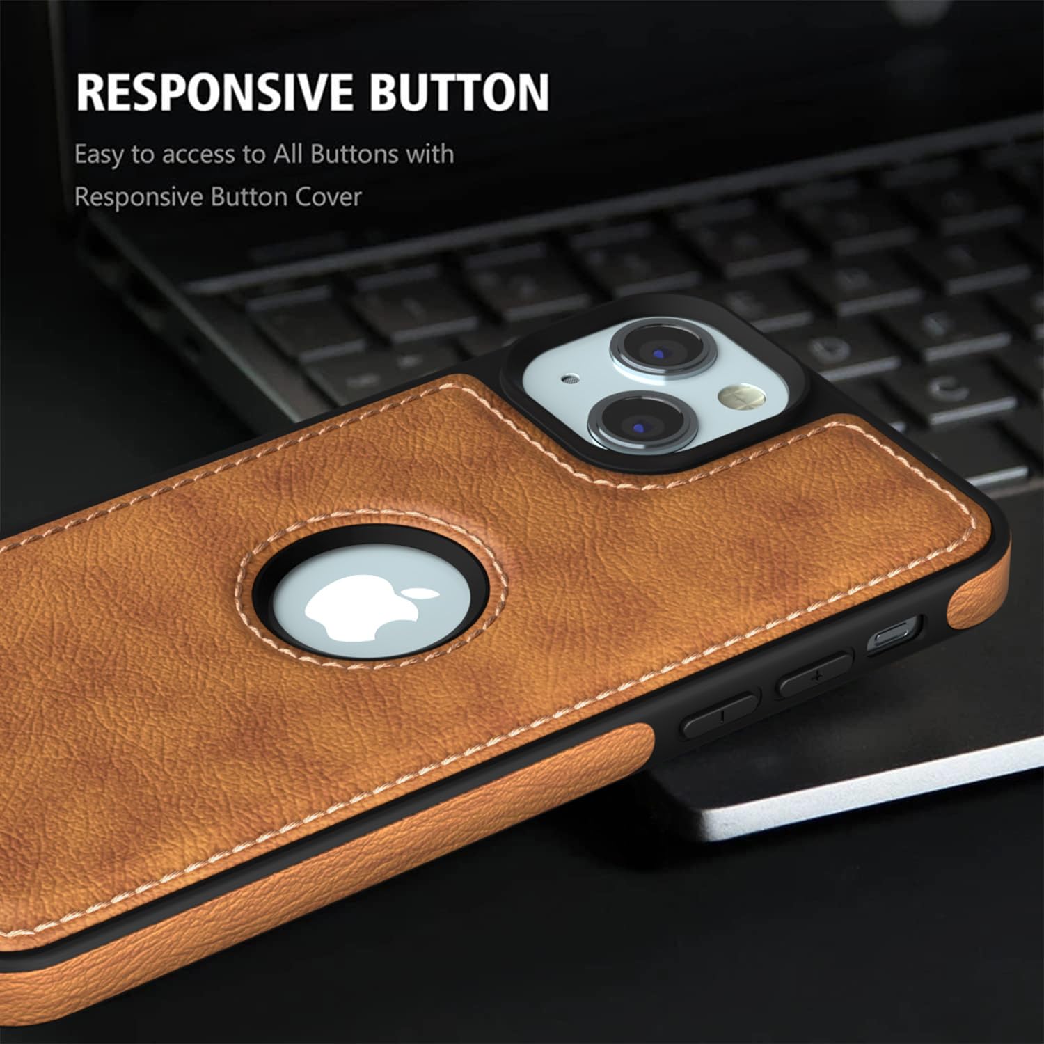 Brown mobile cover for iPhone 15 Plus – Pikkme – photo 4