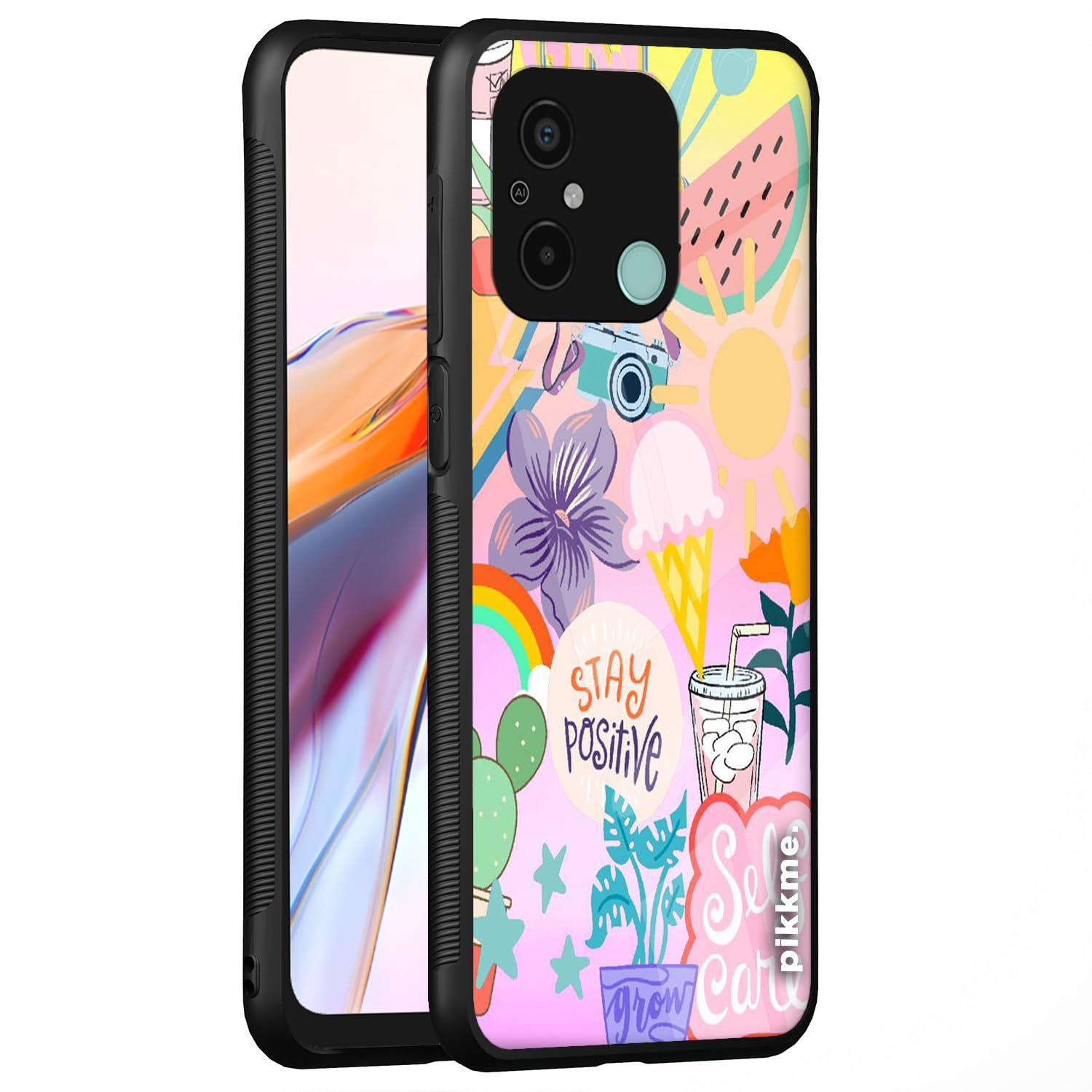 Pikkme back cover for Redmi 12C/Poco C55