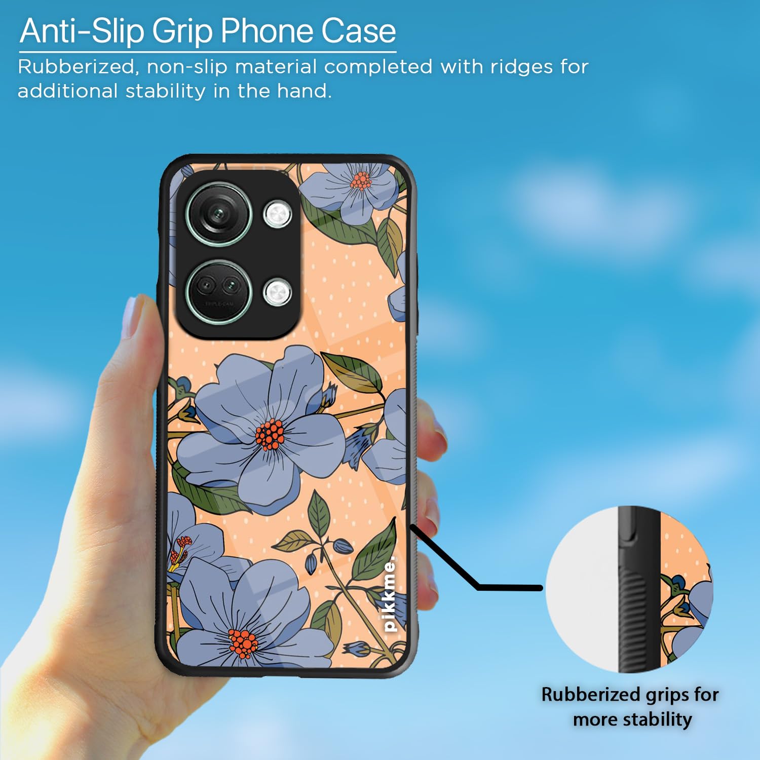 Pikkme Flower mobile back cover for OnePlus Nord 3 5G – photo 5
