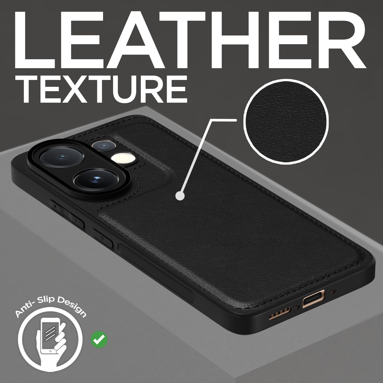 Pikkme Vivo V60/T4 Pro 5G black phone cover – photo 2