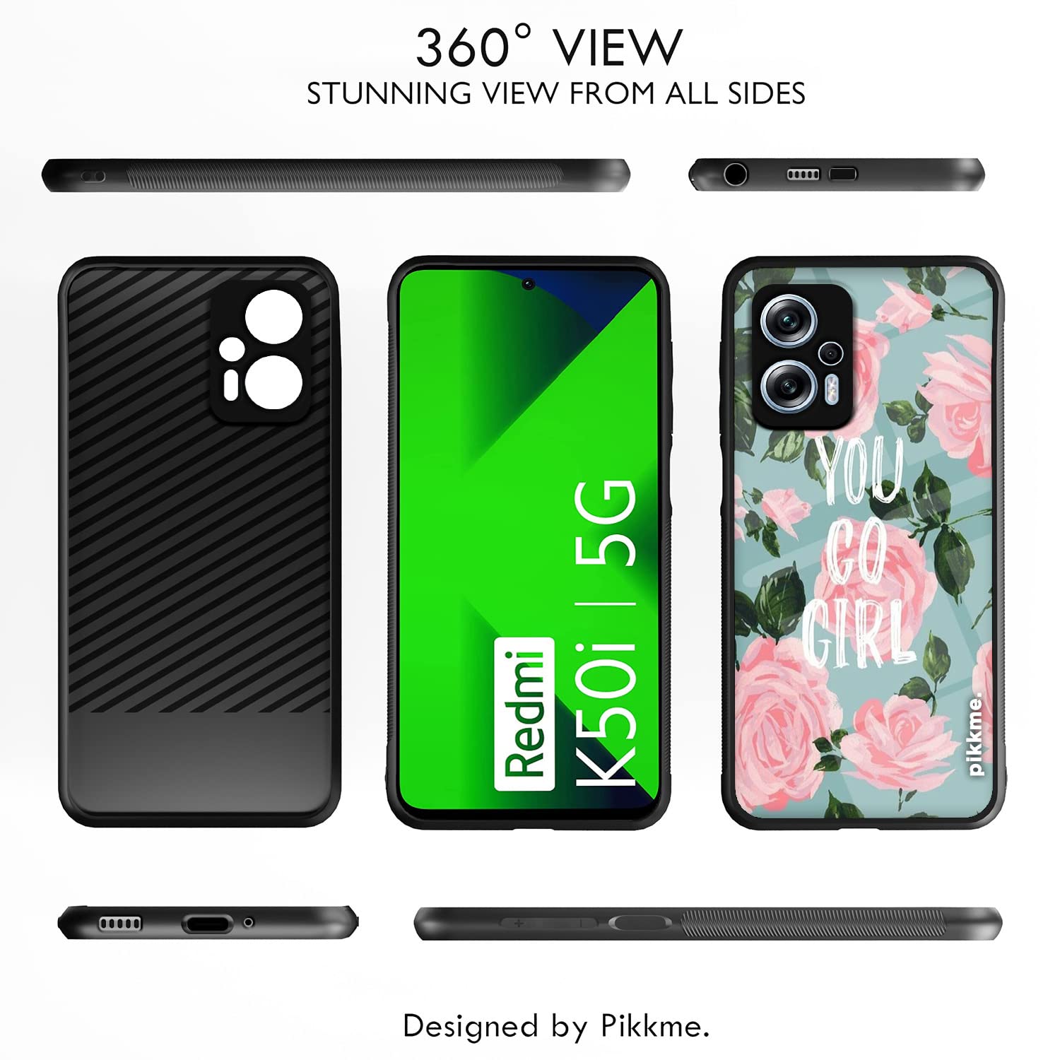 Flower Mobile back cover for Redmi K50i 5G – Pikkme – photo 2