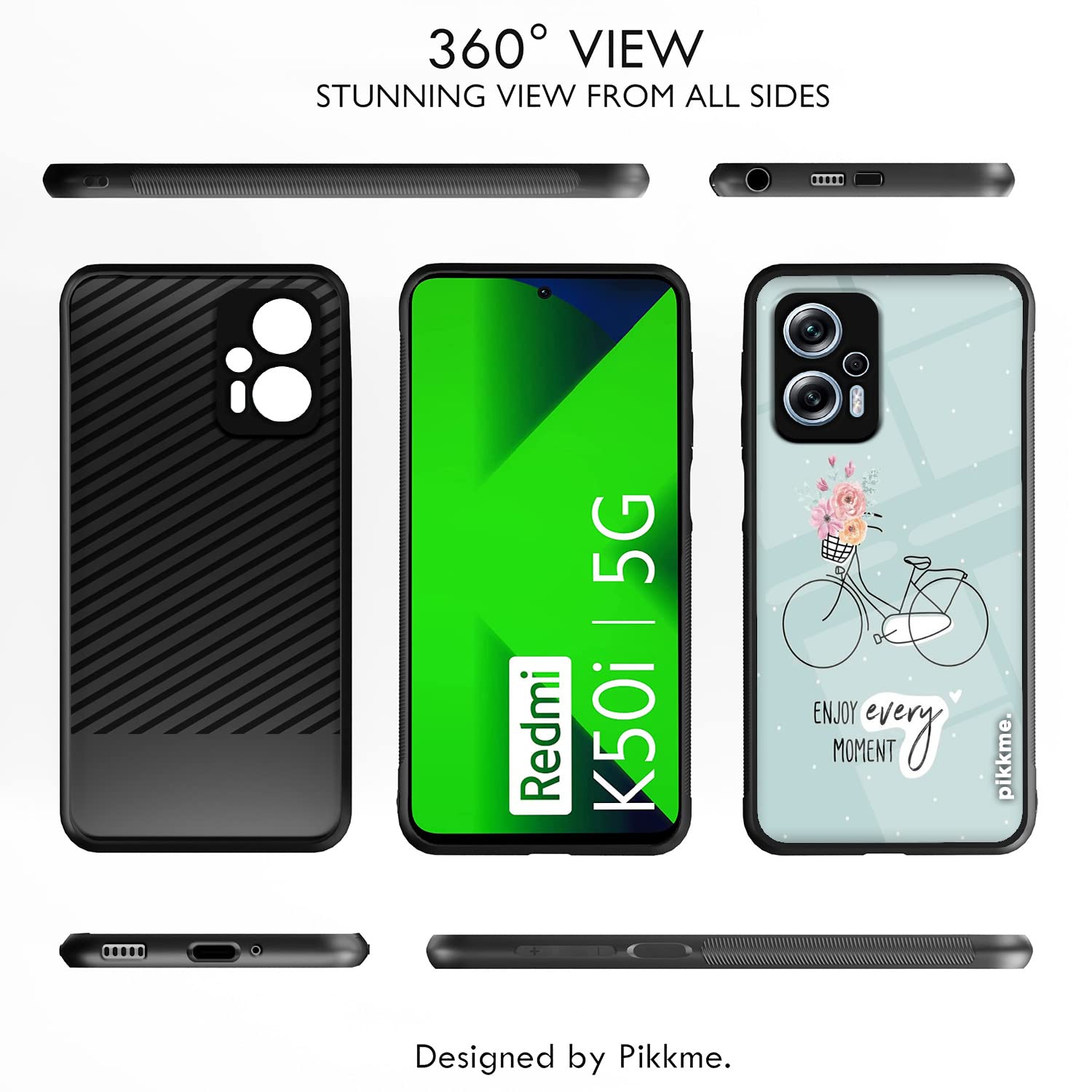 Redmi K50i 5G Hybrid mobile back cover by Pikkme – photo 2