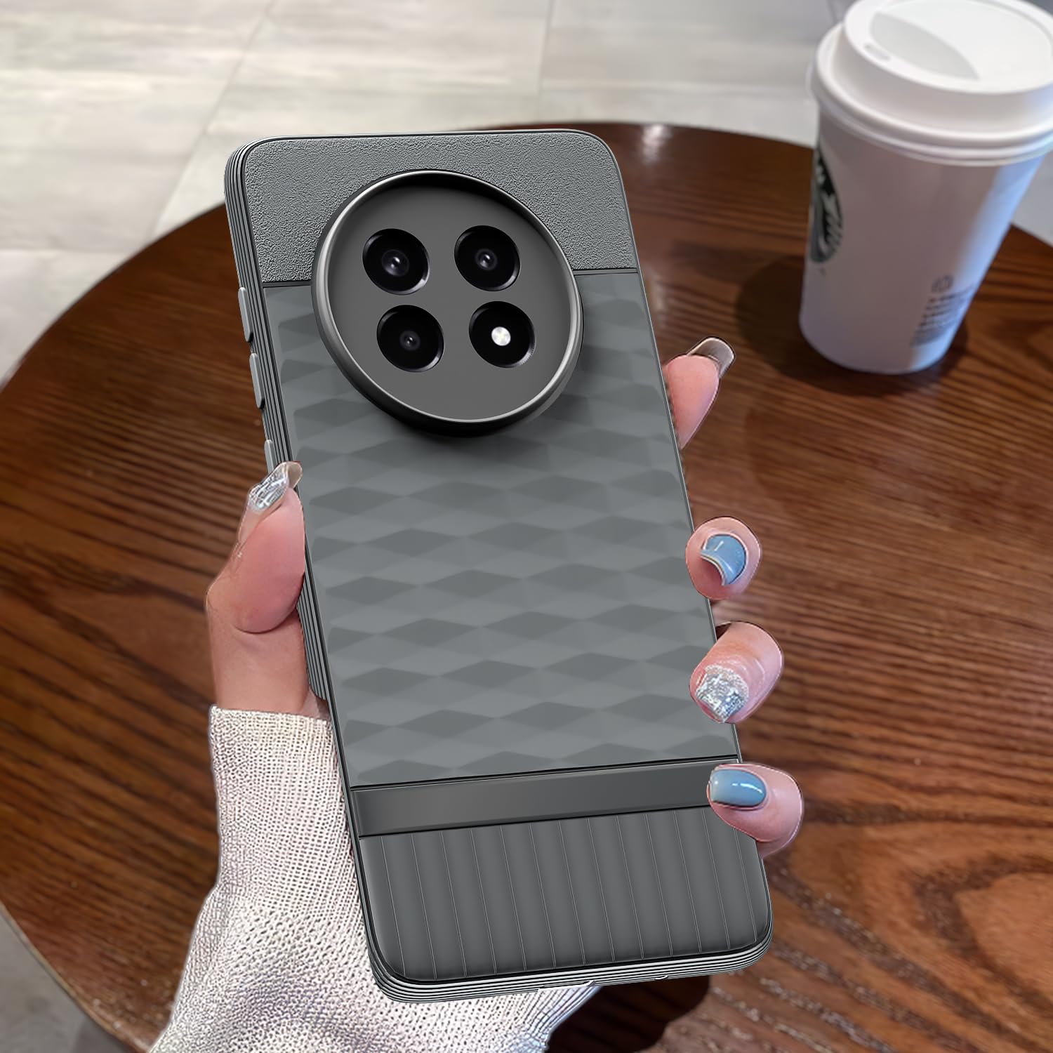 Pikkme Realme 13 Pro / 13 Pro Plus 5G Gencase Back Cover (Grey)