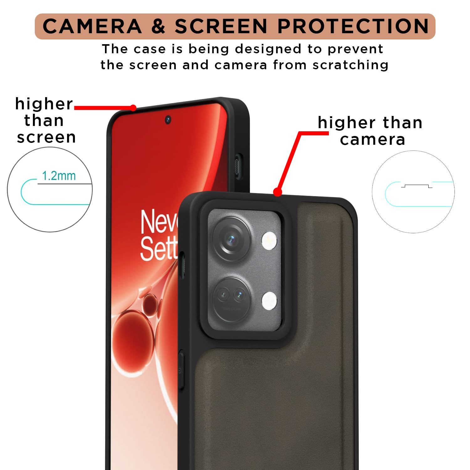 OnePlus Nord 3 5G Leather mobile cover in brown by Pikkme – photo 4