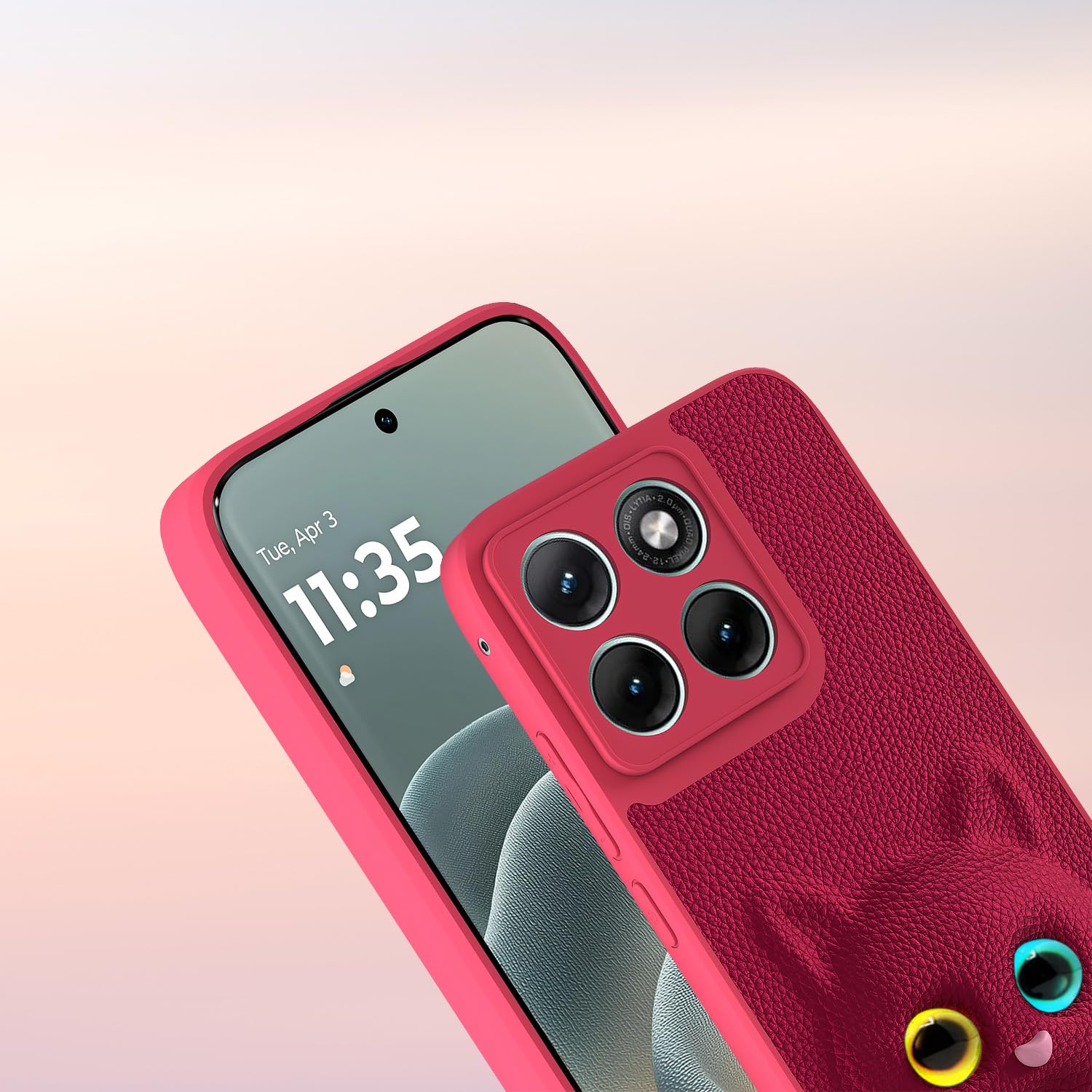 Pikkme pink back cover for Moto Edge 70 Fusion 5G – photo 7