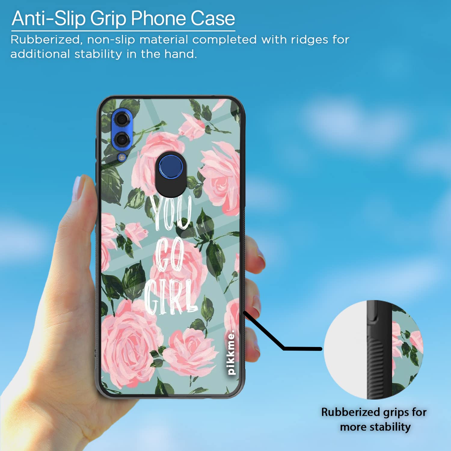 Honor 10 Lite Flower mobile cover by Pikkme – photo 5