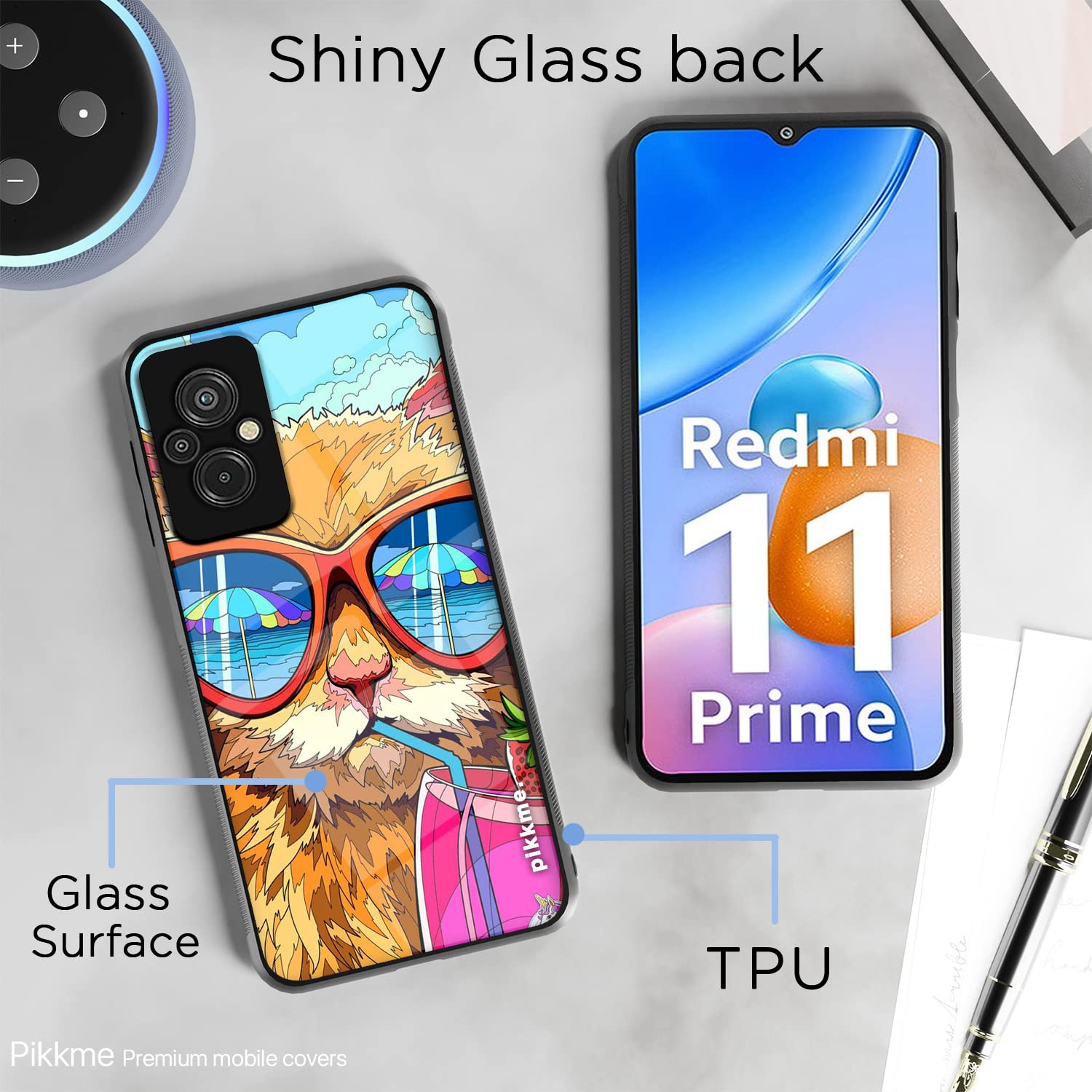 Pikkme Cat mobile back cover for Redmi 11 Prime 4G – photo 3