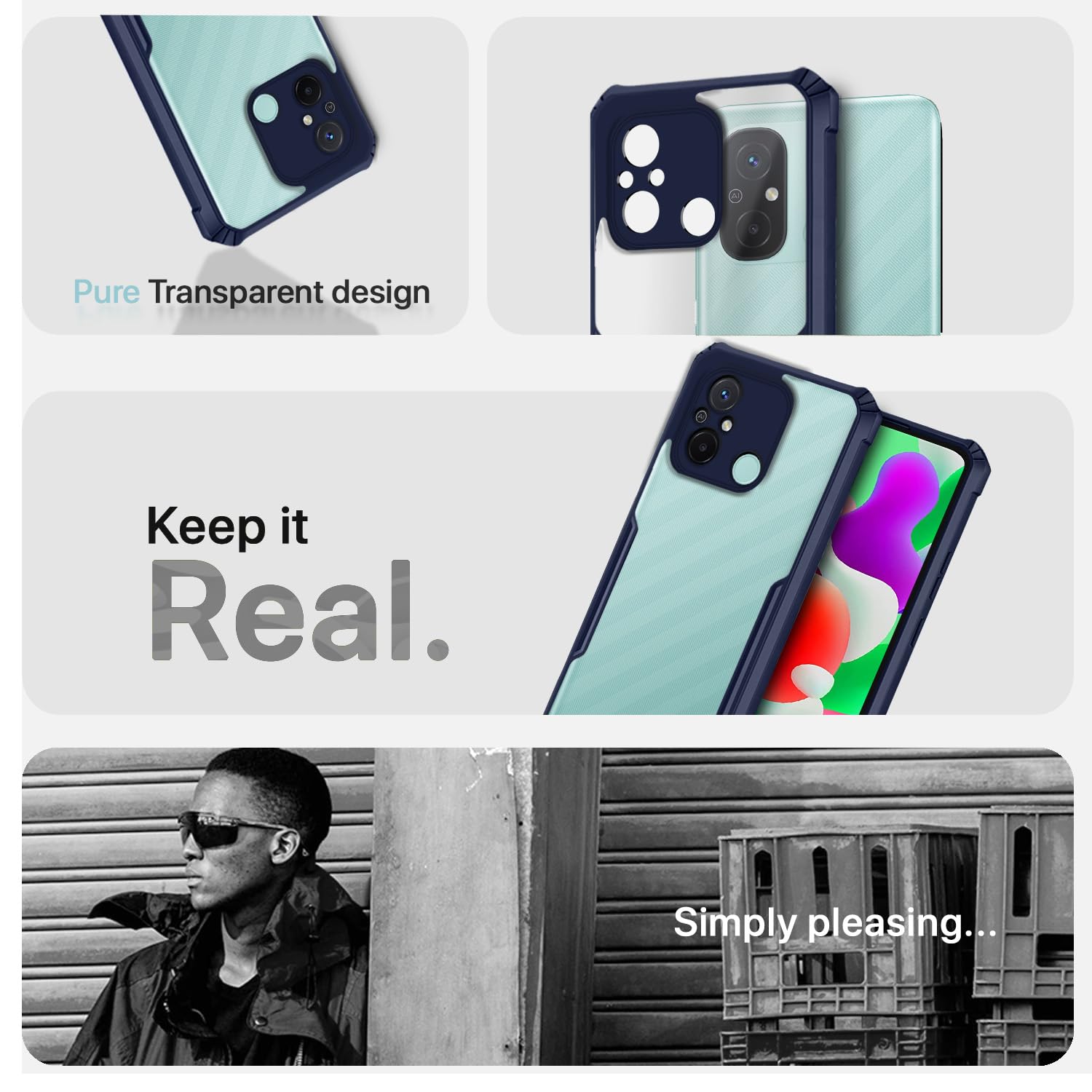 Pikkme blue phone cover for Redmi 12C/Poco C55 – photo 4