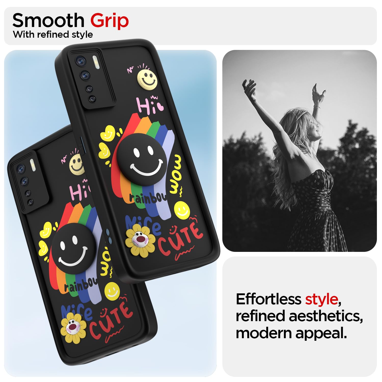 Pikkme Oppo F15 black mobile cover – photo 2