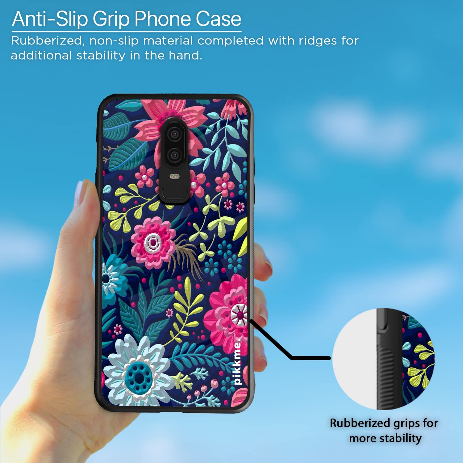 Flower Mobile back cover for OnePlus 6 – Pikkme – photo 5