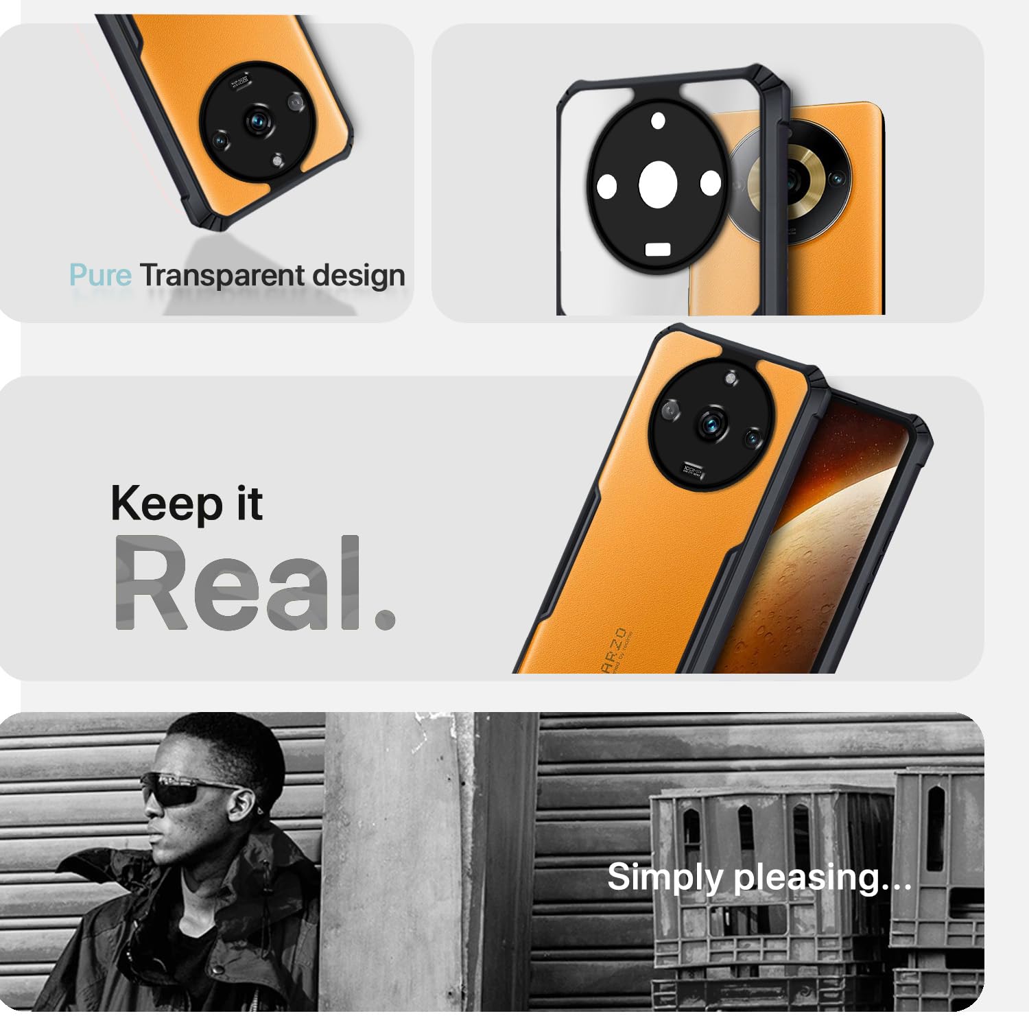 Pikkme black mobile back cover for Realme Narzo 60 Pro 5G – photo 4