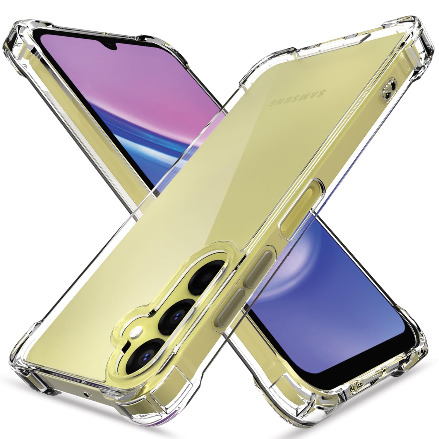Transparent mobile cover for Samsung A15 5G – Pikkme