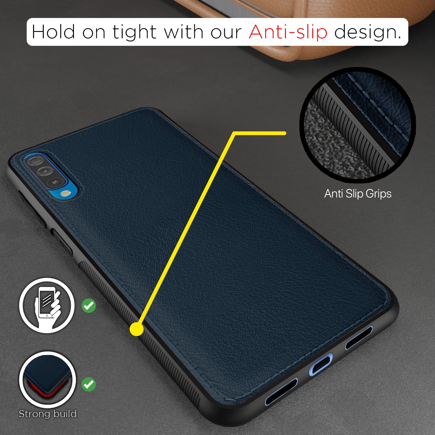 Samsung A50/A30s/A50s mobile cover in blue by Pikkme – photo 5