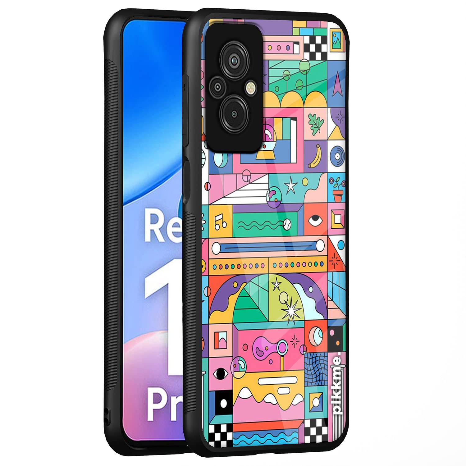 Pikkme Hybrid mobile back cover for Redmi 11 Prime 4G