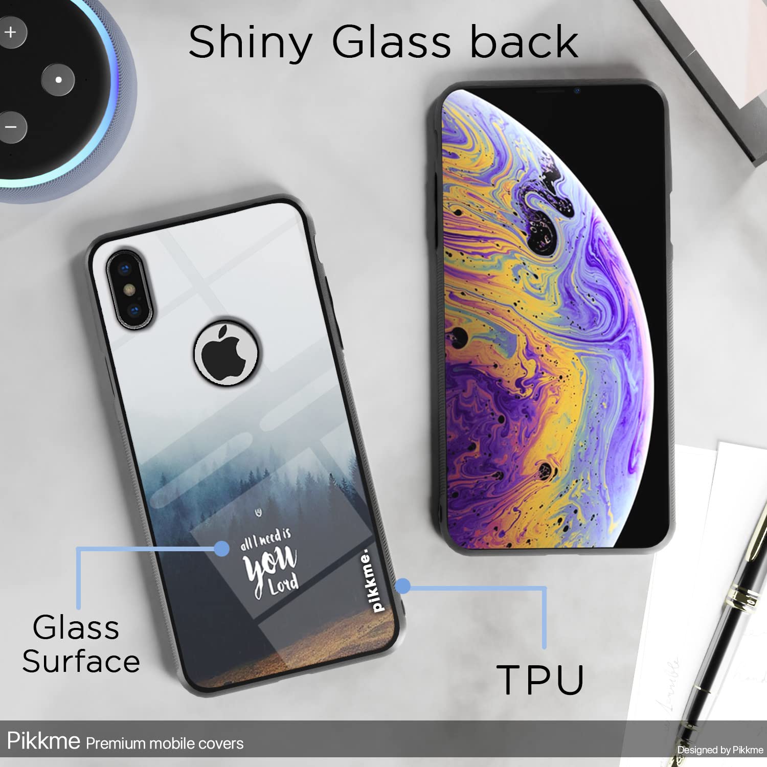 iPhone X/XS Hybrid phone cover by Pikkme – photo 3