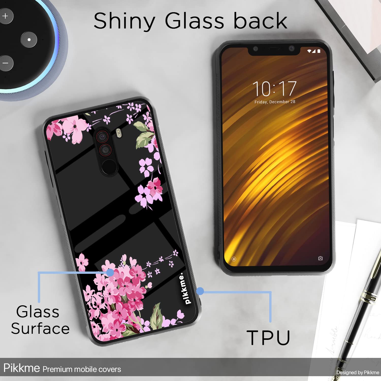 Pikkme Poco F1 Flower mobile cover – photo 3