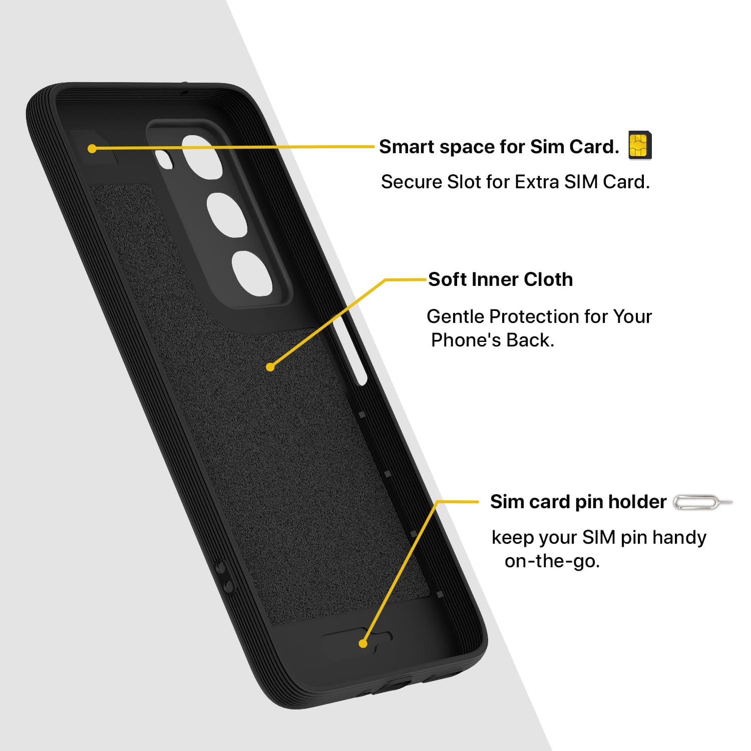 Black Silicone mobile back cover for Realme P4R 5G – Pikkme – photo 6