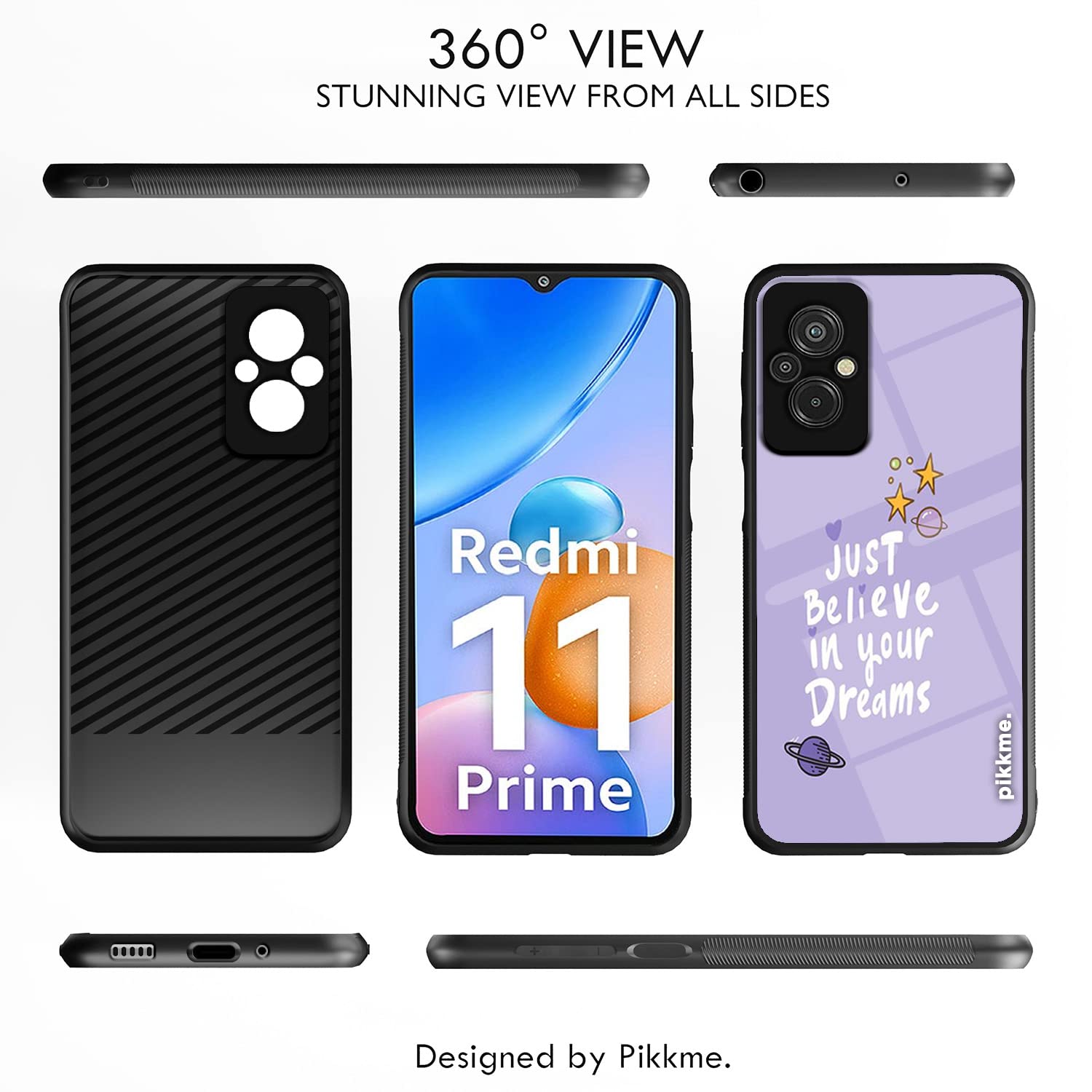 Pikkme Hybrid phone cover for Redmi 11 Prime 4G – photo 2